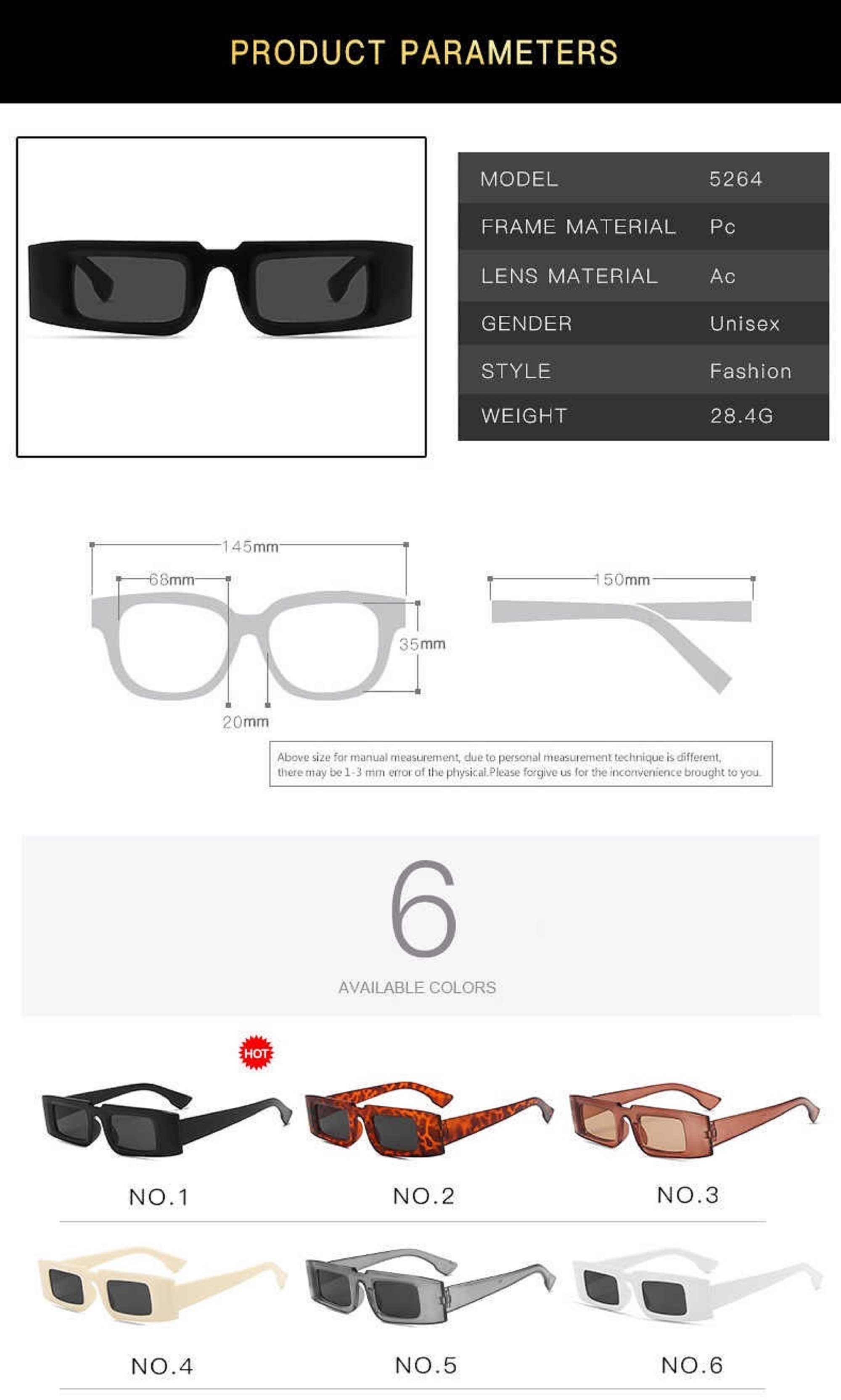 AUGEN Unisex Rectangular Sunglasses White Frame Black Lens ( Medium )