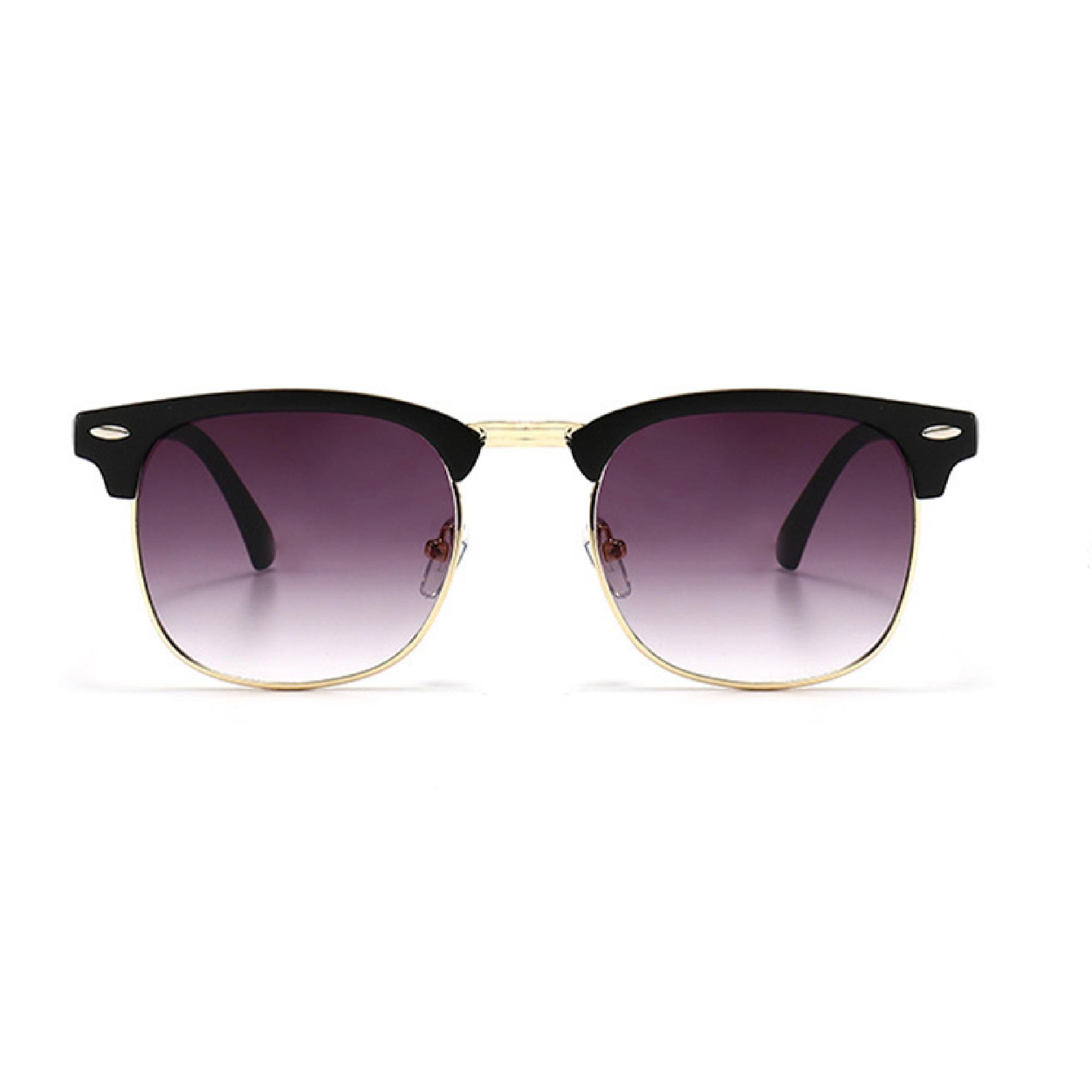 AUGEN By Visions India Retro Vintage Narrow Round Abstract Unisex Sunglasses UV400 Protected Medium Size (Gery2, 130)