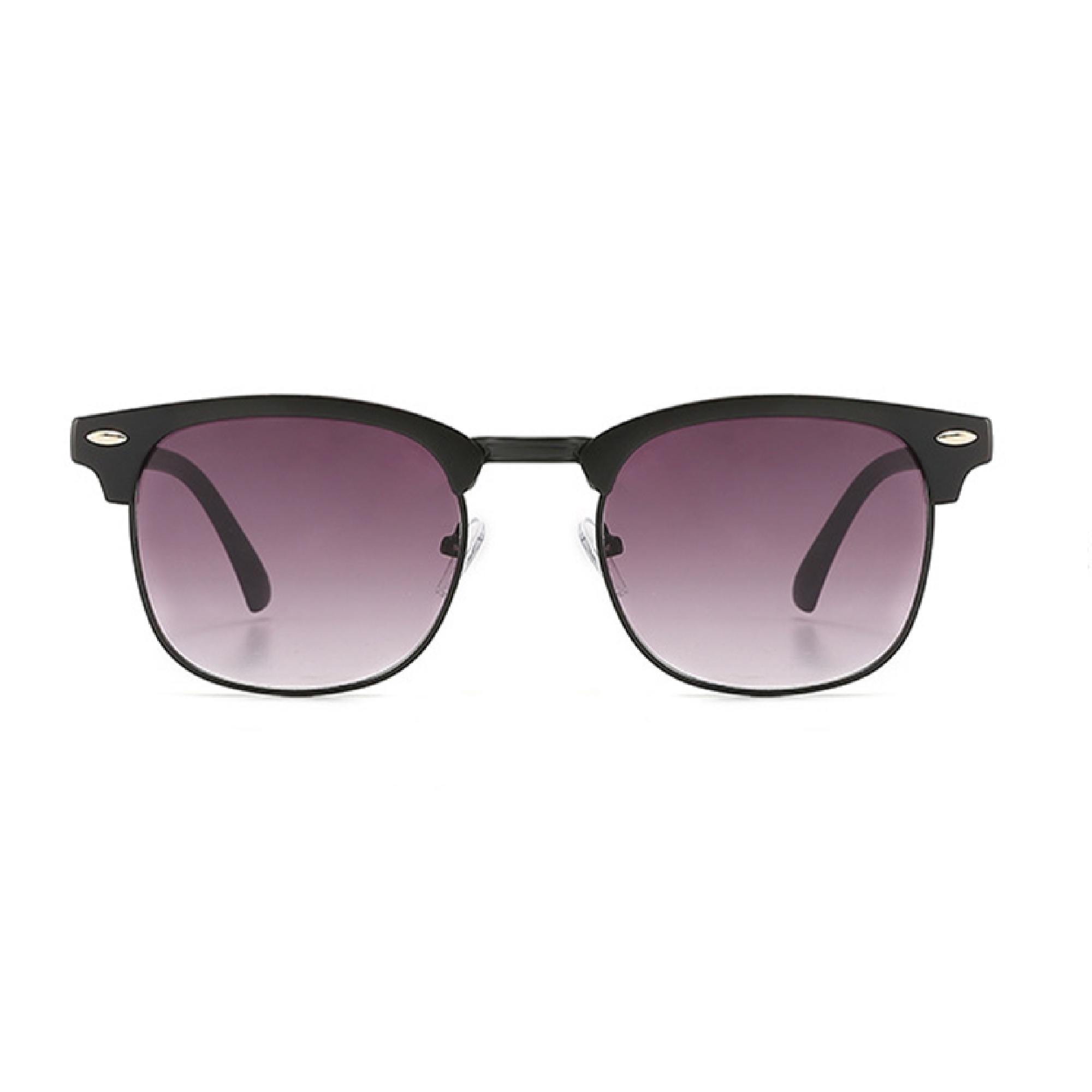 AUGEN By Visions India Retro Vintage Narrow Round Abstract Unisex Sunglasses UV400 Protected Medium Size (Grey, 130)