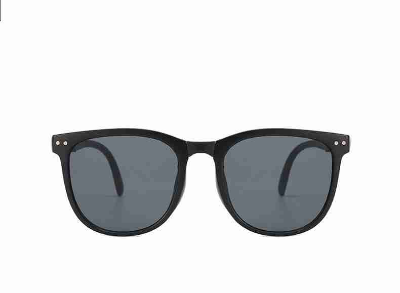 AUGEN By Visions India Retro Vintage Square Abstract Folding Unisex Sunglasses UV400 Protected Large Size (Black, 136)