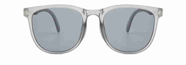 AUGEN By Visions India Retro Vintage Square Abstract Folding Unisex Sunglasses UV400 Protected Large Size (Grey, 136)