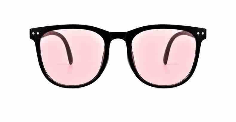 AUGEN By Visions India Retro Vintage Square Abstract Folding Unisex Sunglasses UV400 Protected Large Size (Pink, 136)