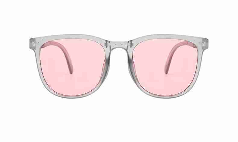 AUGEN By Visions India Retro Vintage Square Abstract Folding Unisex Sunglasses UV400 Protected Large Size (Pink2, 136)