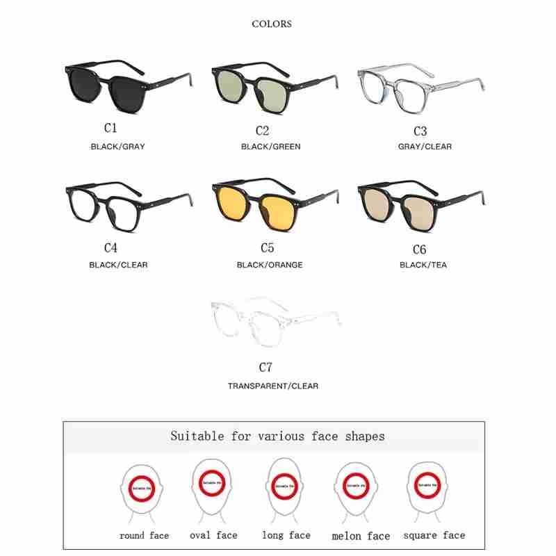 AUGEN By Visions India Retro Vintage Square Abstract Unisex Sunglasses UV400 Protected Medium Size (Black, 140)