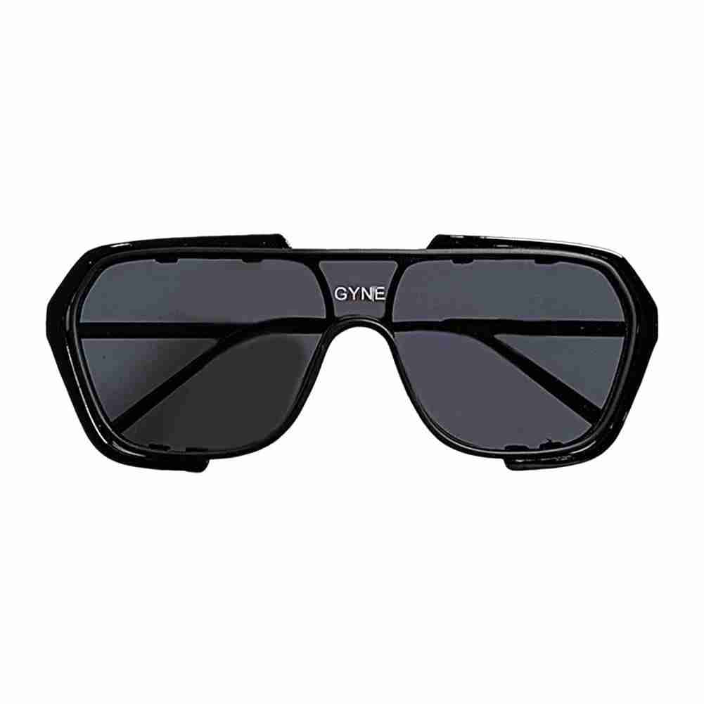 AUGEN By Visions India Retro Vintage Cateye Abstract Unisex Sunglasses Uv400 Protected Medium Size (Black, 144, Pack Of 1 - Uv Protected)