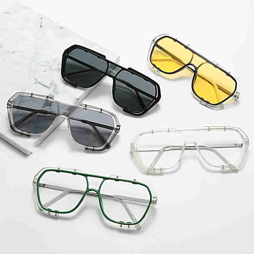 AUGEN By Visions India Retro Vintage Cateye Abstract Unisex Sunglasses Uv400 Protected Medium Size (Black, 144, Pack Of 1 - Uv Protected)