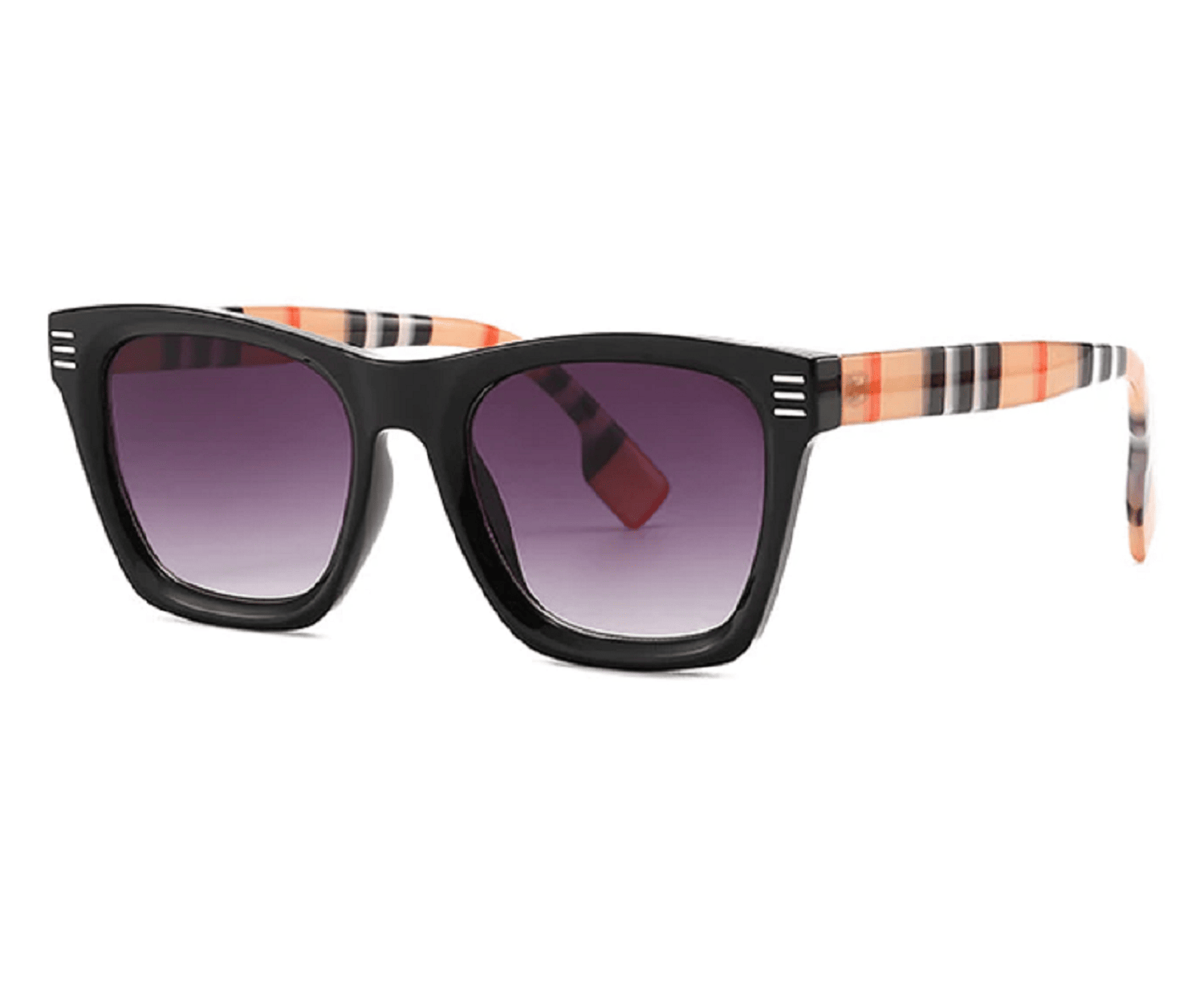 AUGEN By Visions India Retro Vintage Square Abstract Unisex Sunglasses UV400 Protected Medium Size (C2, 146)