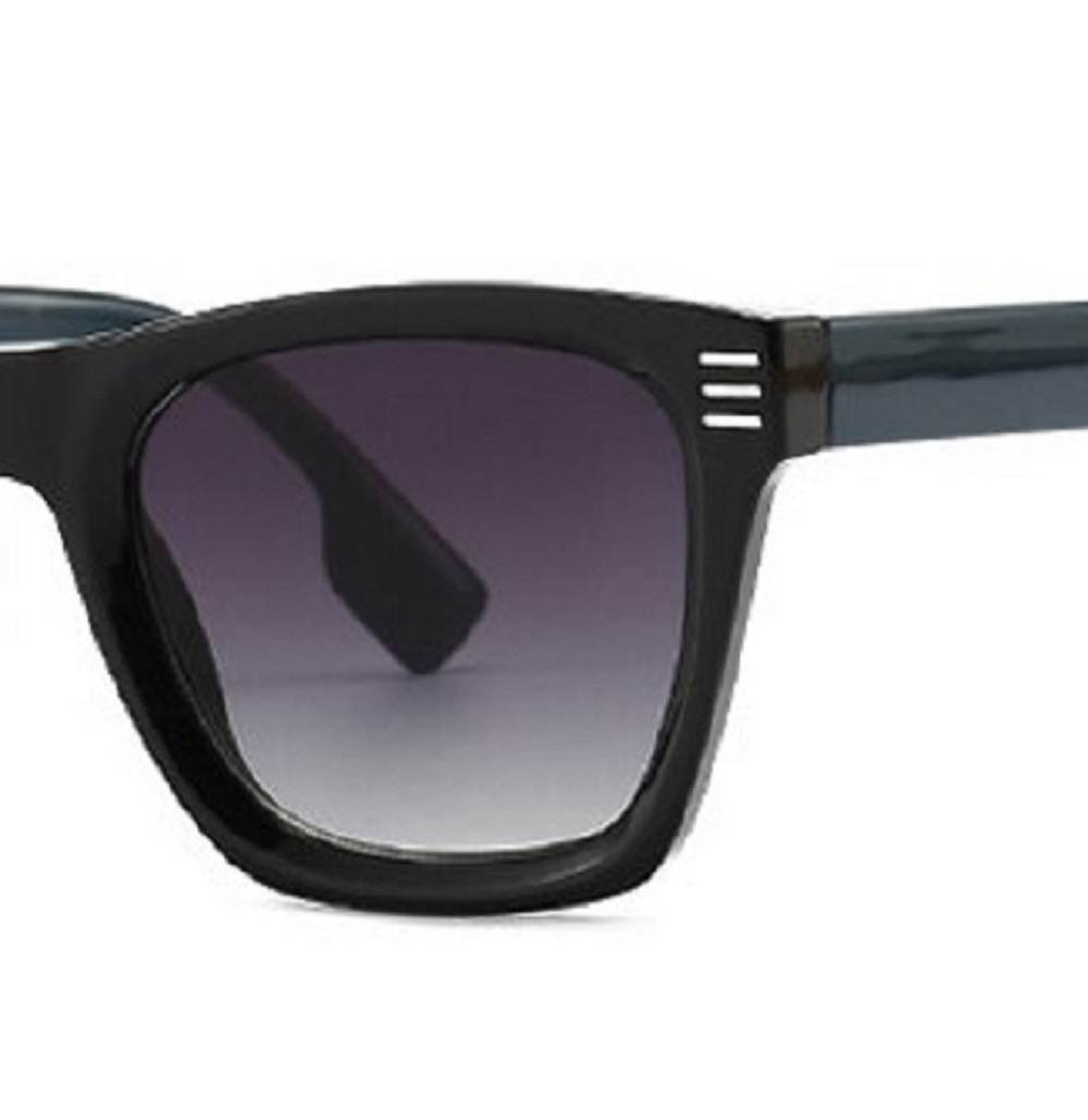 AUGEN By Visions India Retro Vintage Square Abstract Unisex Sunglasses UV400 Protected Medium Size (C3, 146)
