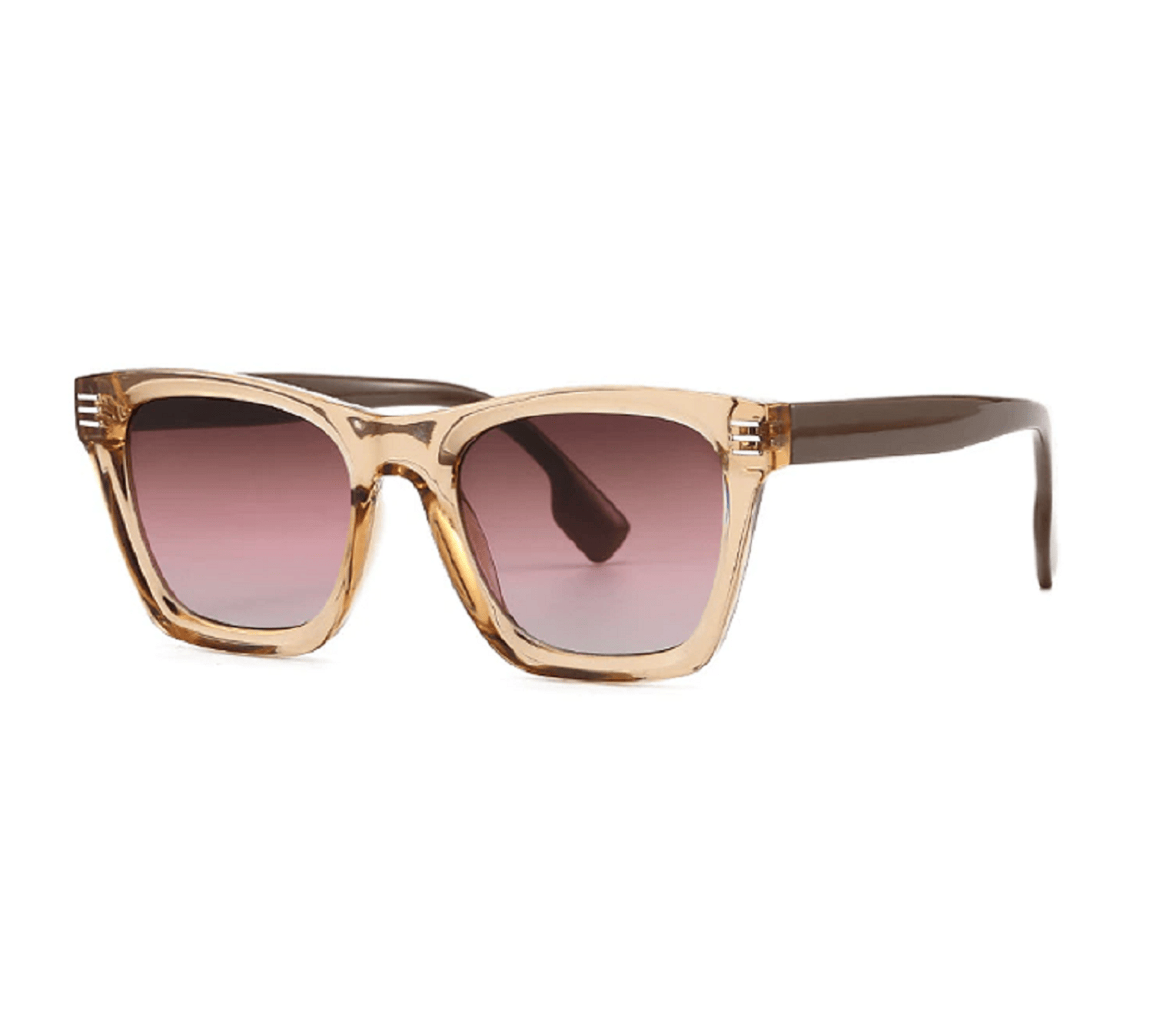 AUGEN By Visions India Retro Vintage Square Abstract Unisex Sunglasses UV400 Protected Medium Size (C5, 146)