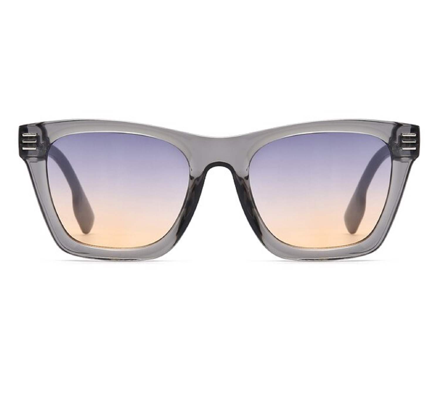 AUGEN By Visions India Retro Vintage Square Abstract Unisex Sunglasses UV400 Protected Medium Size (C6, 146)