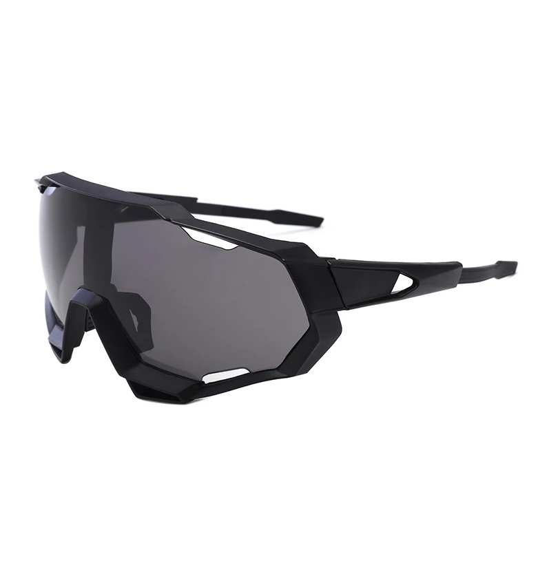 AUGEN By Visions India Sports Mirrored Wraparound Sunglasses for Cycling Cricket Riding Trekking Full Coverage UV 400 Protection Abstract Unisex Sunglass Large (C1, 154)