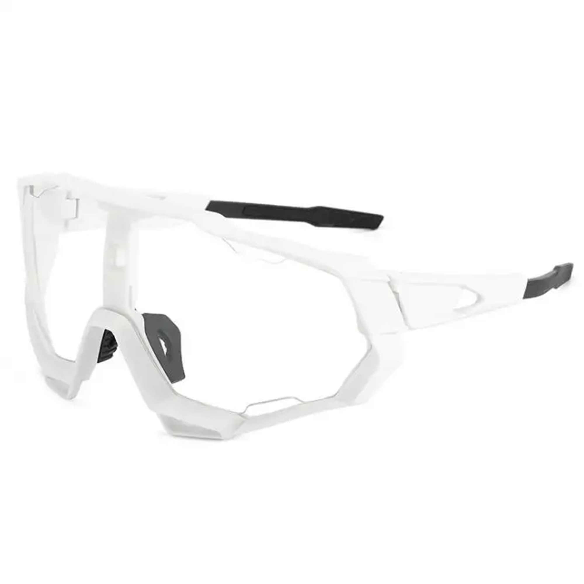 AUGEN By Visions India Sports Mirrored Wraparound Sunglasses for Cycling Cricket Riding Trekking Full Coverage UV 400 Protection Abstract Unisex Sunglasses Large Size (C10, 154)