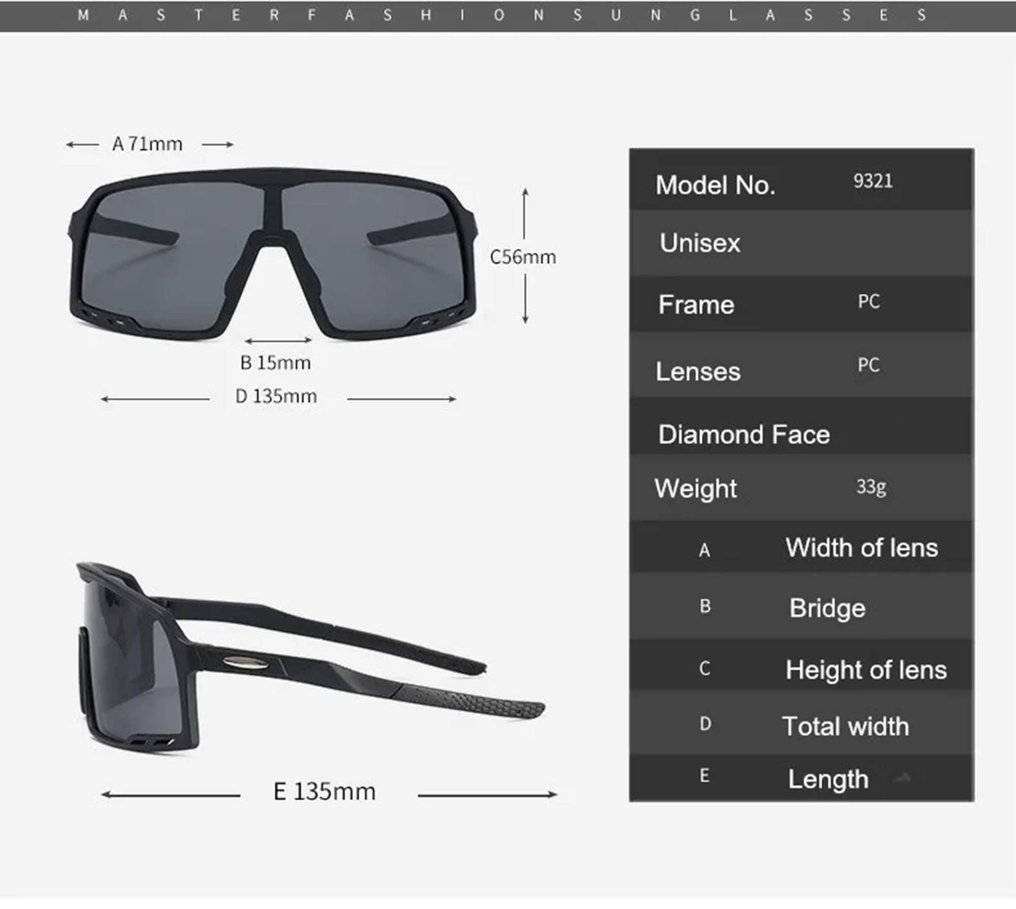 AUGEN By Visions India Sports Mirrored Wraparound Sunglasses for Cycling Cricket Riding Trekking Full Coverage UV 400 Protection Abstract Unisex Sunglasses Large Size (C4, 155)