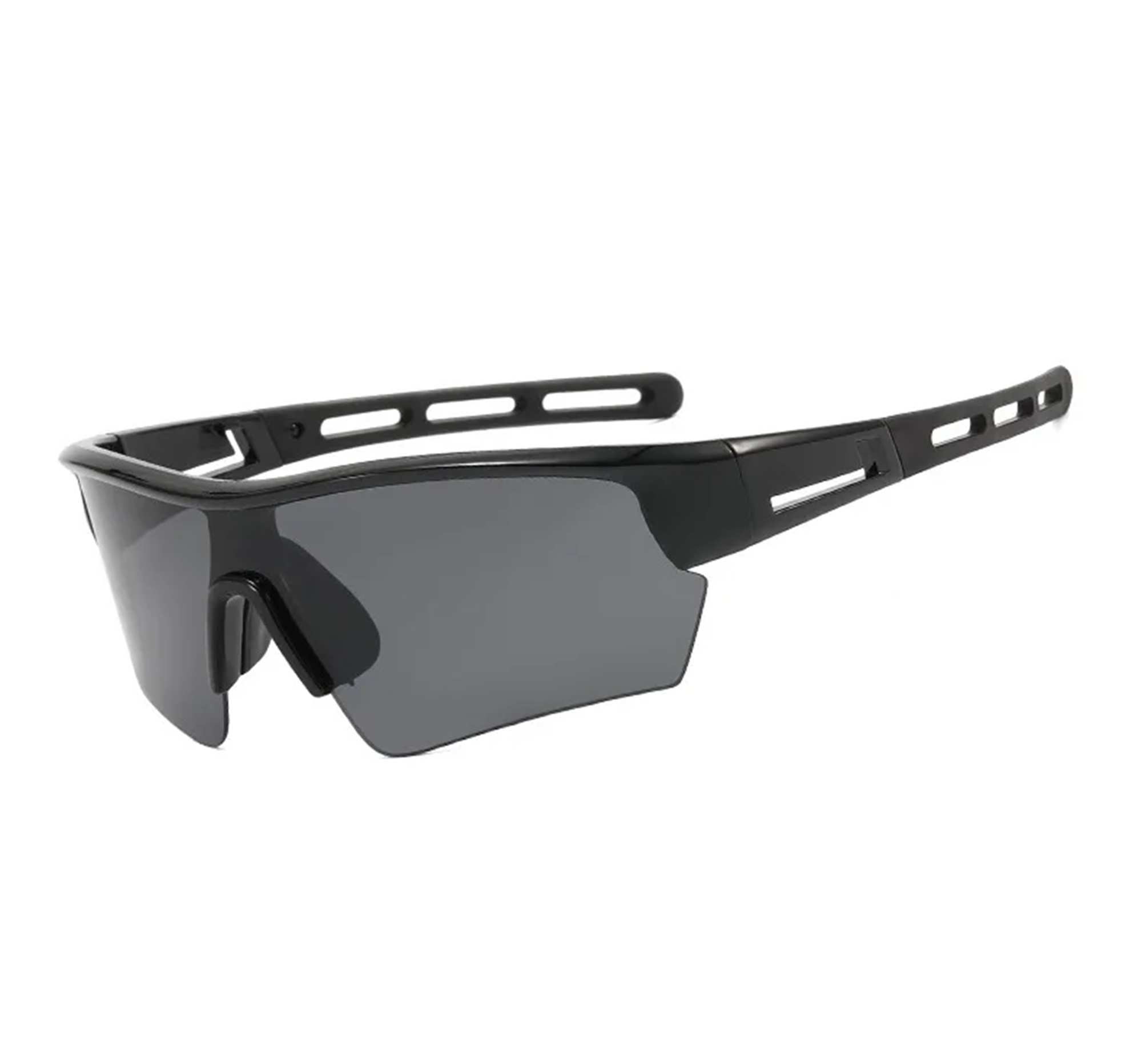 AUGEN By Visions India Sports Mirrored Wraparound Sunglasses for Cycling Cricket Riding Trekking Full Coverage UV 400 Protection Abstract Unisex Sunglasses Large (C1, 158)