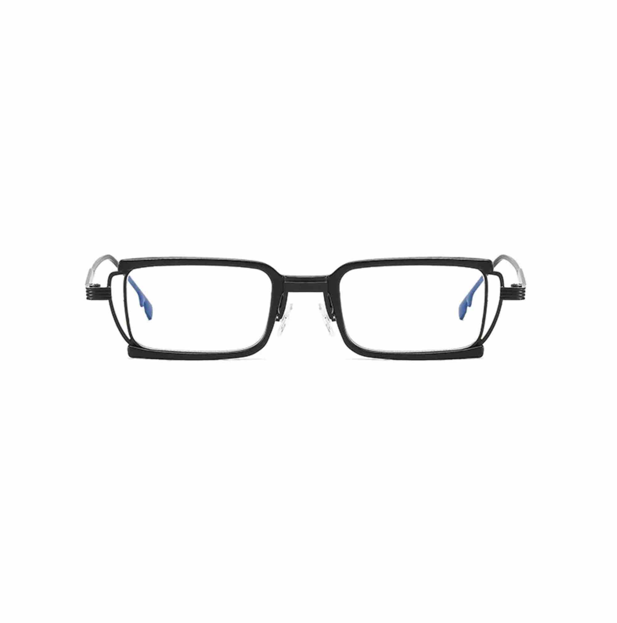 AUGEN By Visions India Retro Vintage Square Abstract Unisex Sunglasses UV400 Protected Small Size (C8, 162)