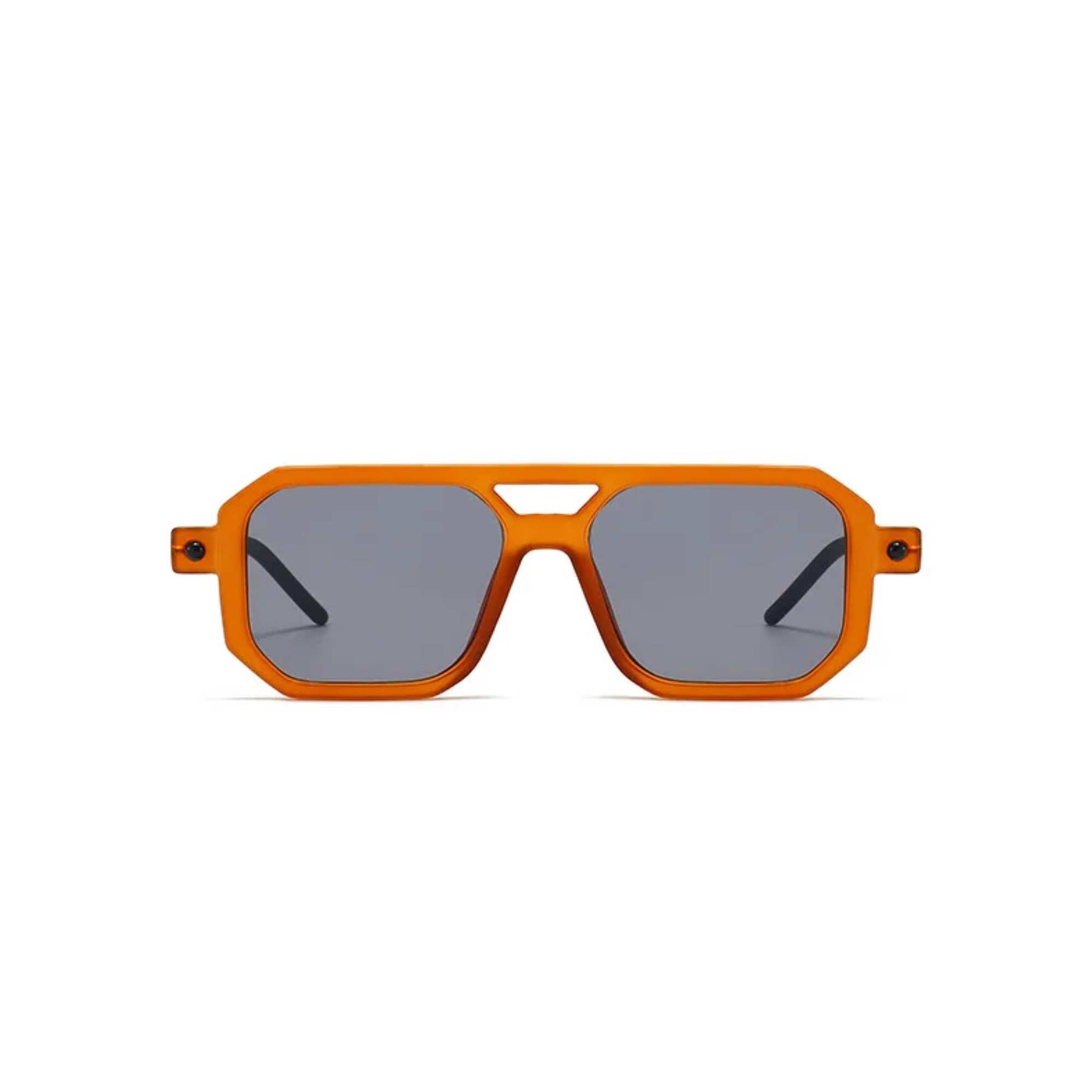 AUGEN By Visions India Retro Vintage Square Abstract Unisex Sunglasses UV400 Protected Medium Size (C3, 163)