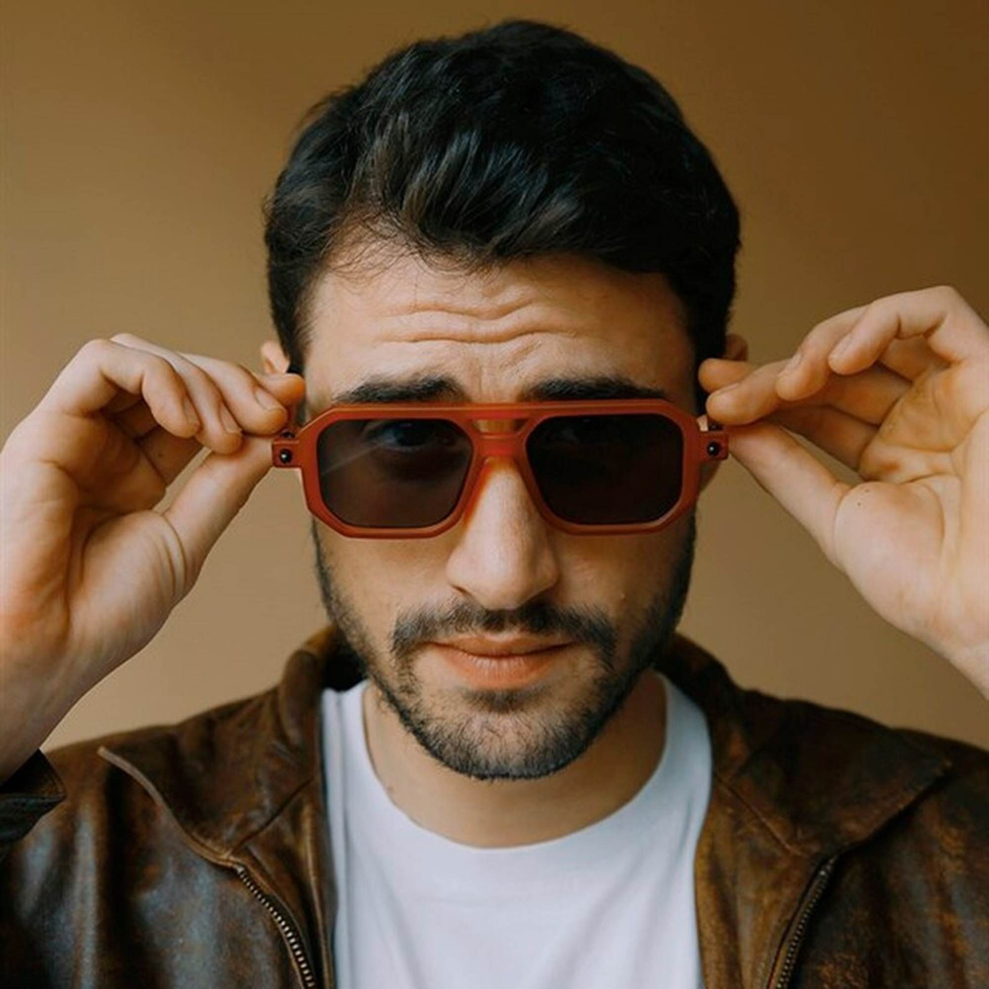 AUGEN By Visions India Retro Vintage Square Abstract Unisex Sunglasses UV400 Protected Medium Size (C9, 163)