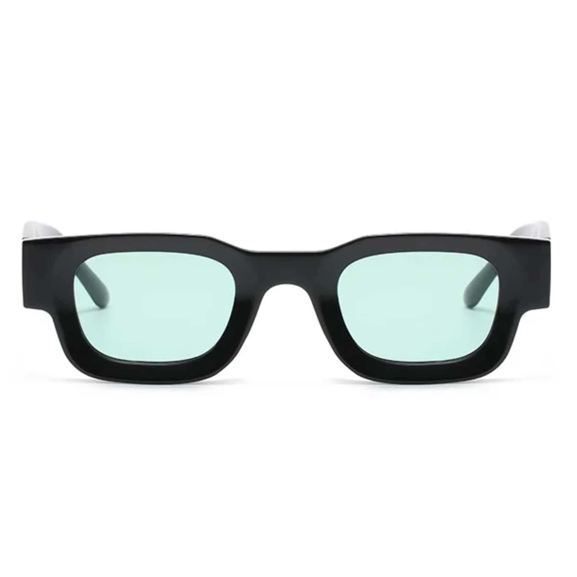 AUGEN By Visions India Retro Vintage Round Thick Abstract Unisex Sunglasses UV400 Protected Medium Size (C10, 173)