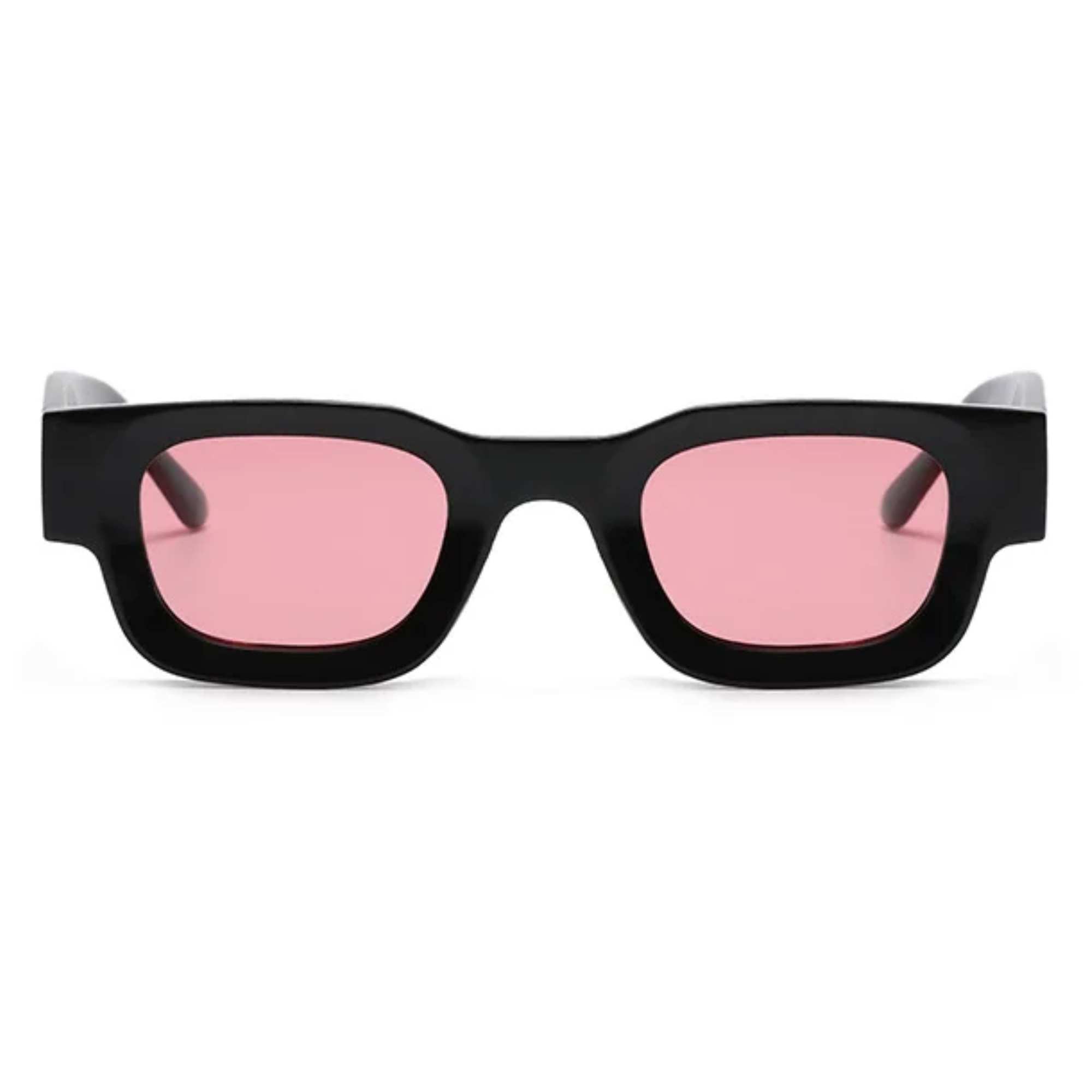 AUGEN By Visions India Retro Vintage Round Thick Abstract Unisex Sunglasses UV400 Protected Medium Size (C11, 173)