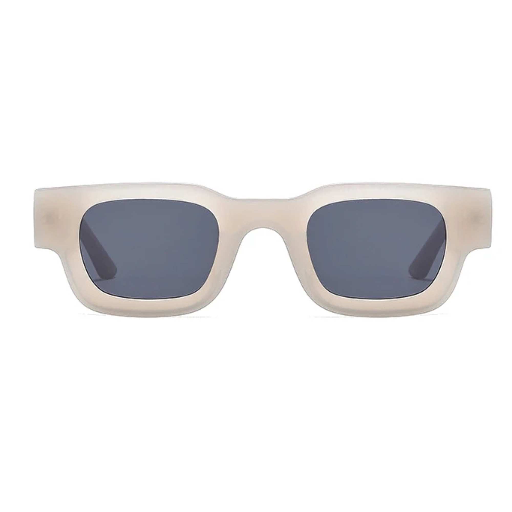 AUGEN By Visions India Retro Vintage Round Thick Abstract Unisex Sunglasses UV400 Protected Medium Size (C18, 173)