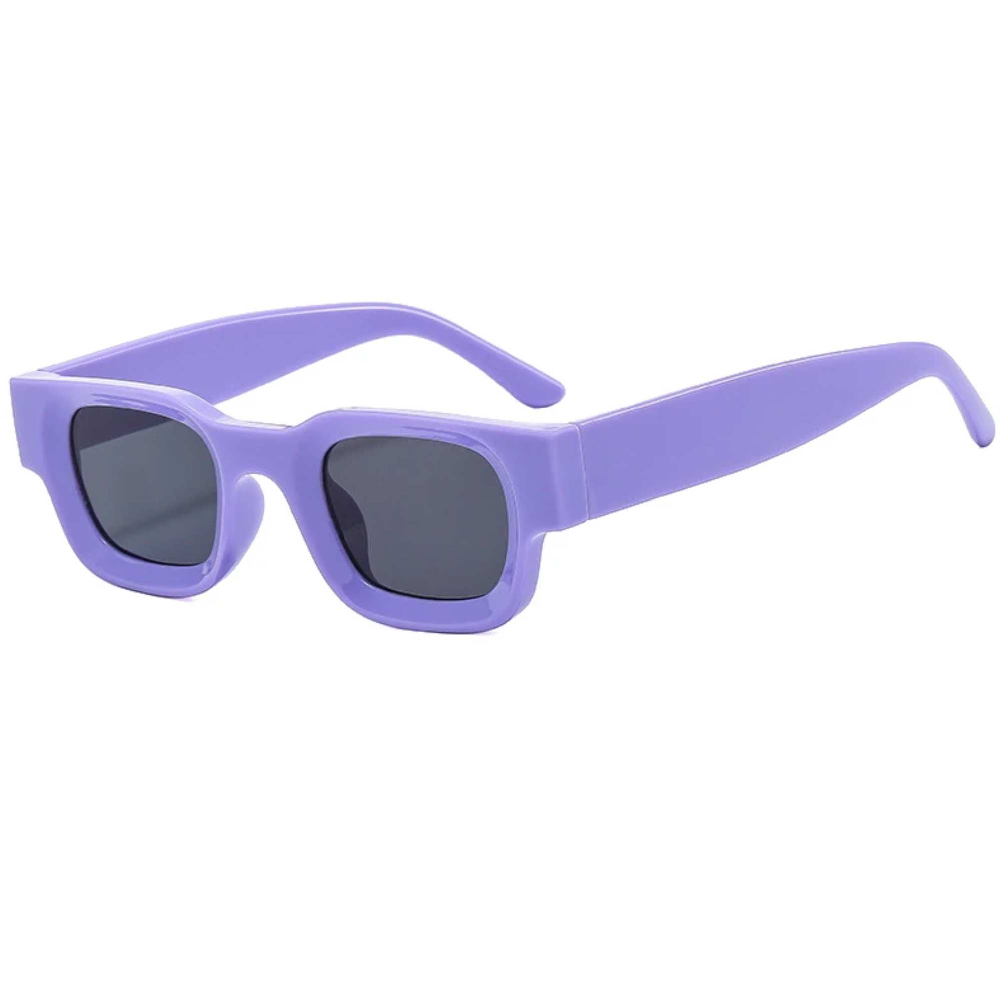 AUGEN By Visions India Retro Vintage Round Thick Abstract Unisex Sunglasses UV400 Protected Medium Size (C19, 173)