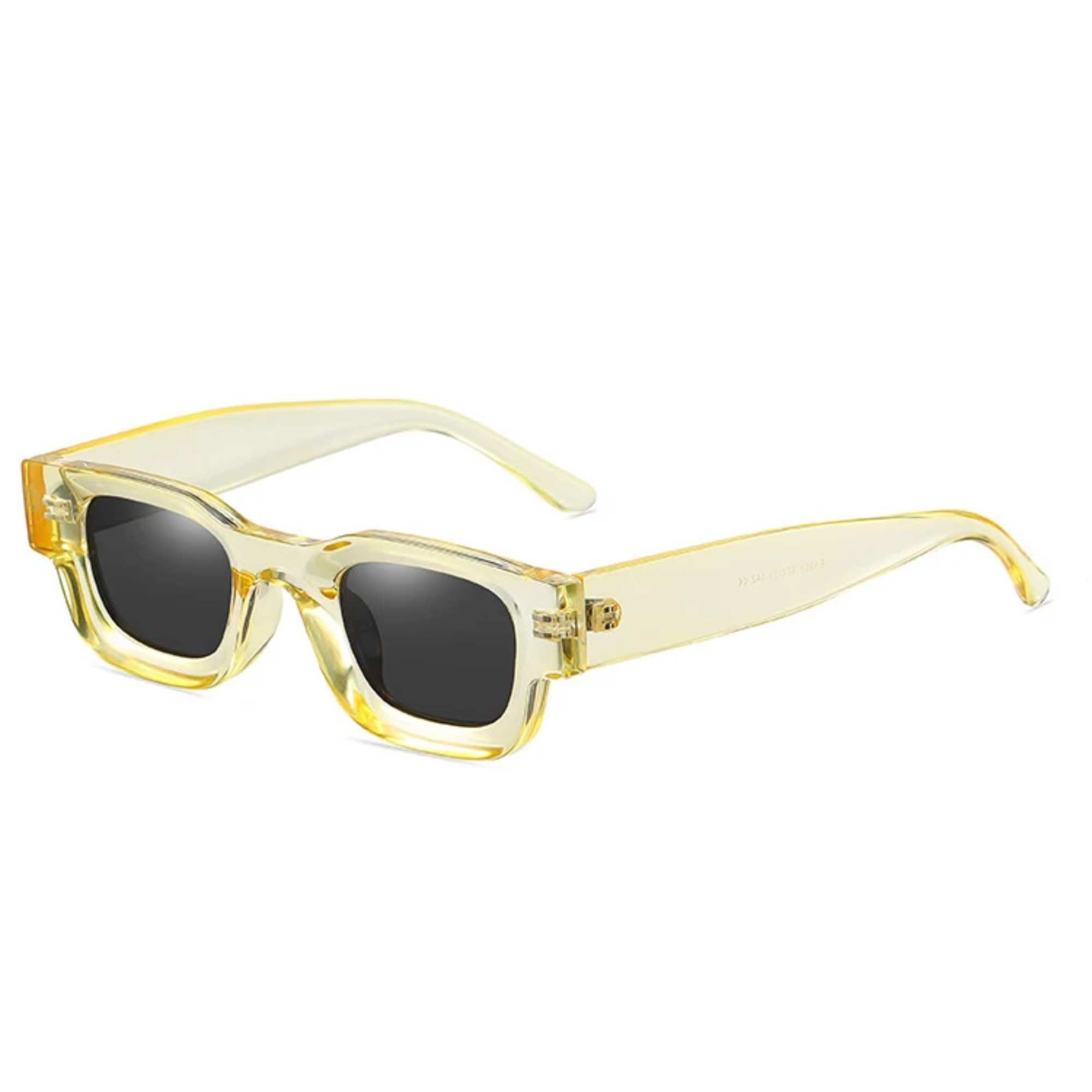 AUGEN By Visions India Retro Vintage Round Thick Abstract Unisex Sunglasses UV400 Protected Medium Size (C4, 173)