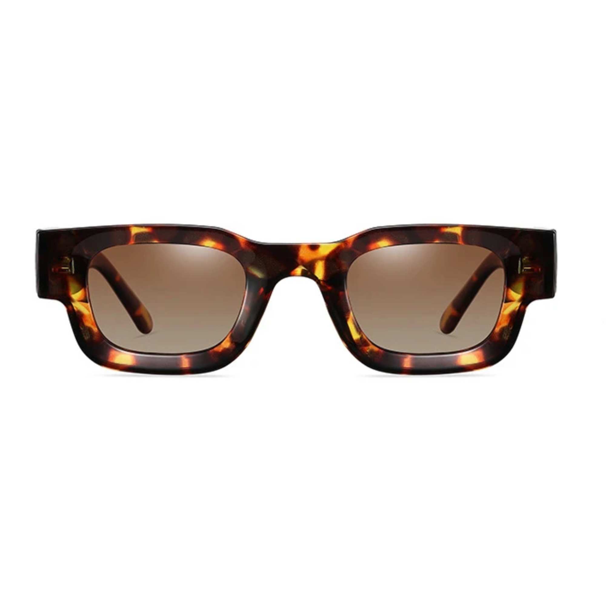 AUGEN By Visions India Retro Vintage Round Thick Abstract Unisex Sunglasses UV400 Protected Medium Size (C5, 173)