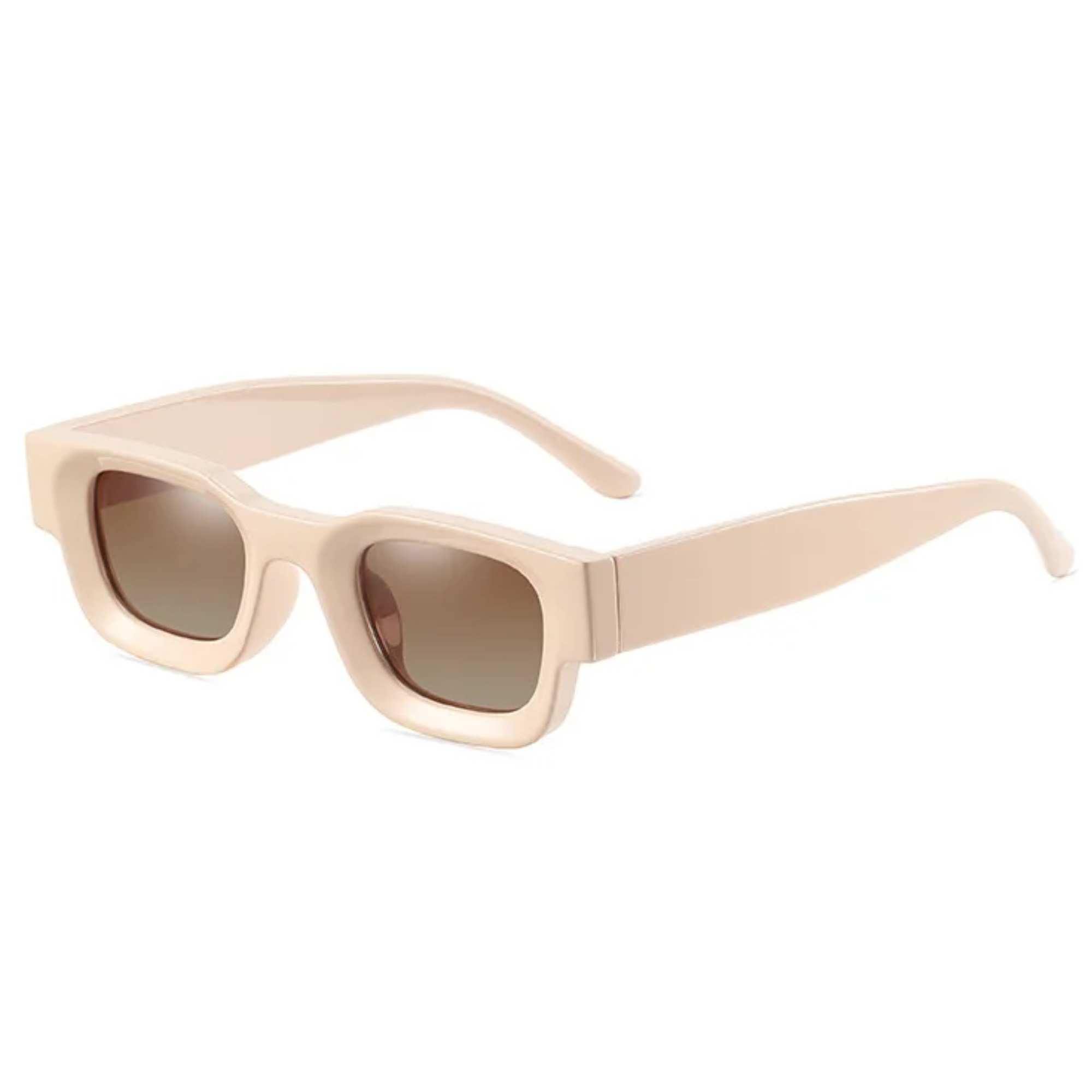 AUGEN By Visions India Retro Vintage Round Thick Abstract Unisex Sunglasses UV400 Protected Medium Size (C6, 173)