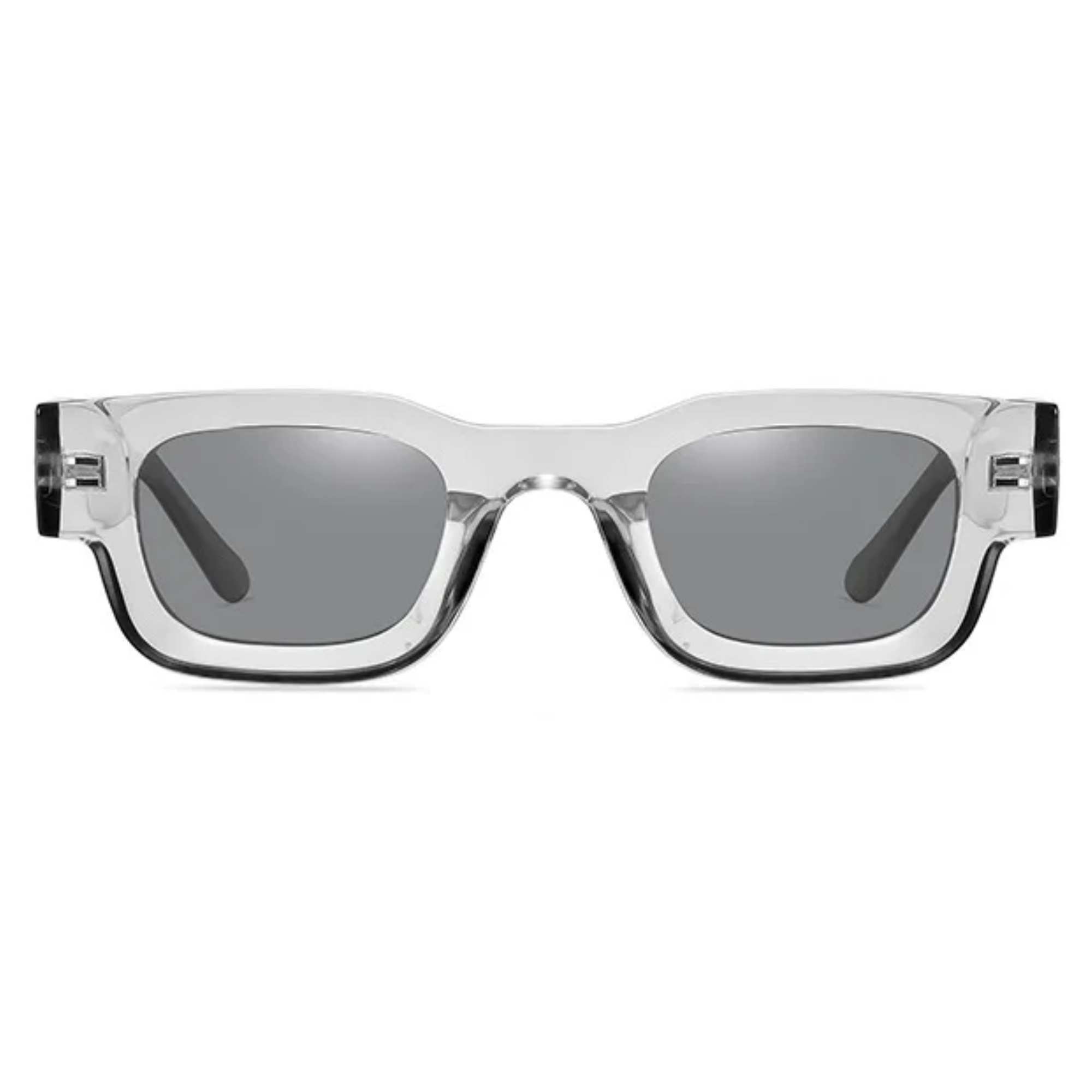AUGEN By Visions India Retro Vintage Round Thick Abstract Unisex Sunglasses UV400 Protected Medium Size (C7, 173)