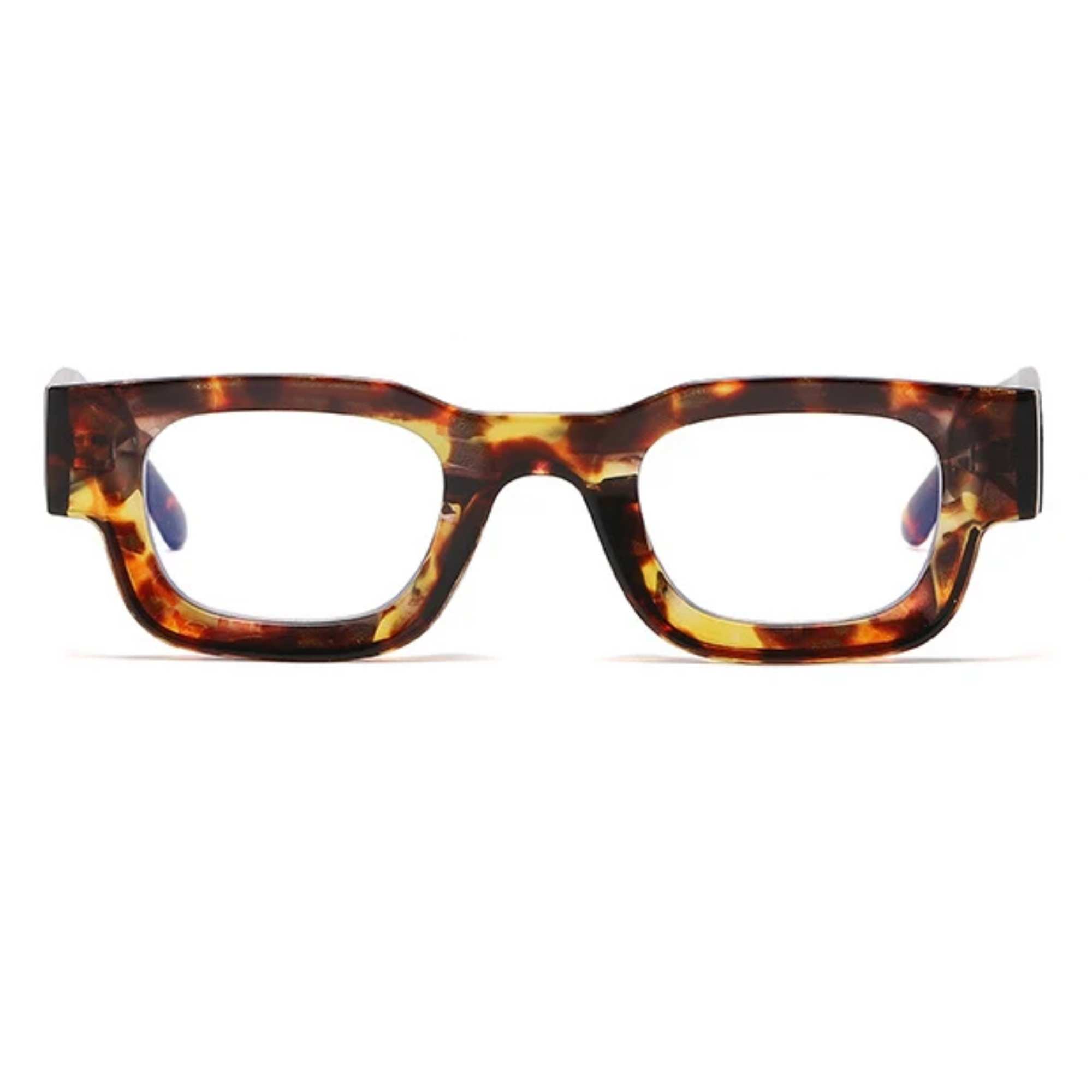 AUGEN By Visions India Retro Vintage Round Thick Abstract Unisex Sunglasses UV400 Protected Medium Size (C9, 173)