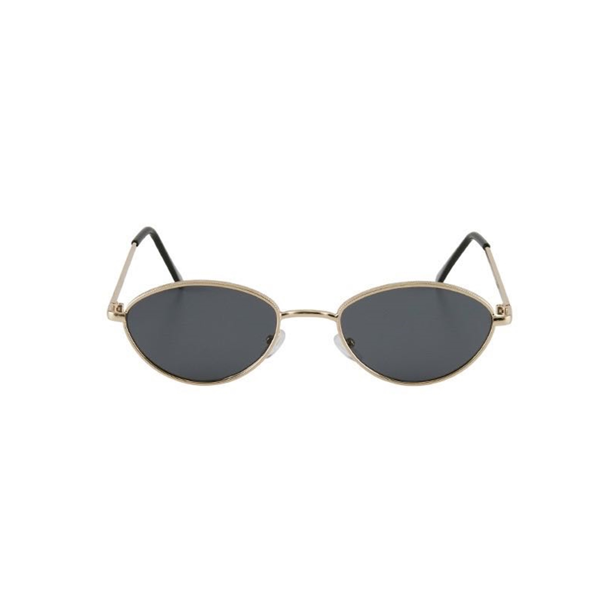 AUGEN By Visions India Retro Vintage Sleek Oval Metal Abstract Unisex Sunglasses UV400 Protected Medium Size (C3, 175)