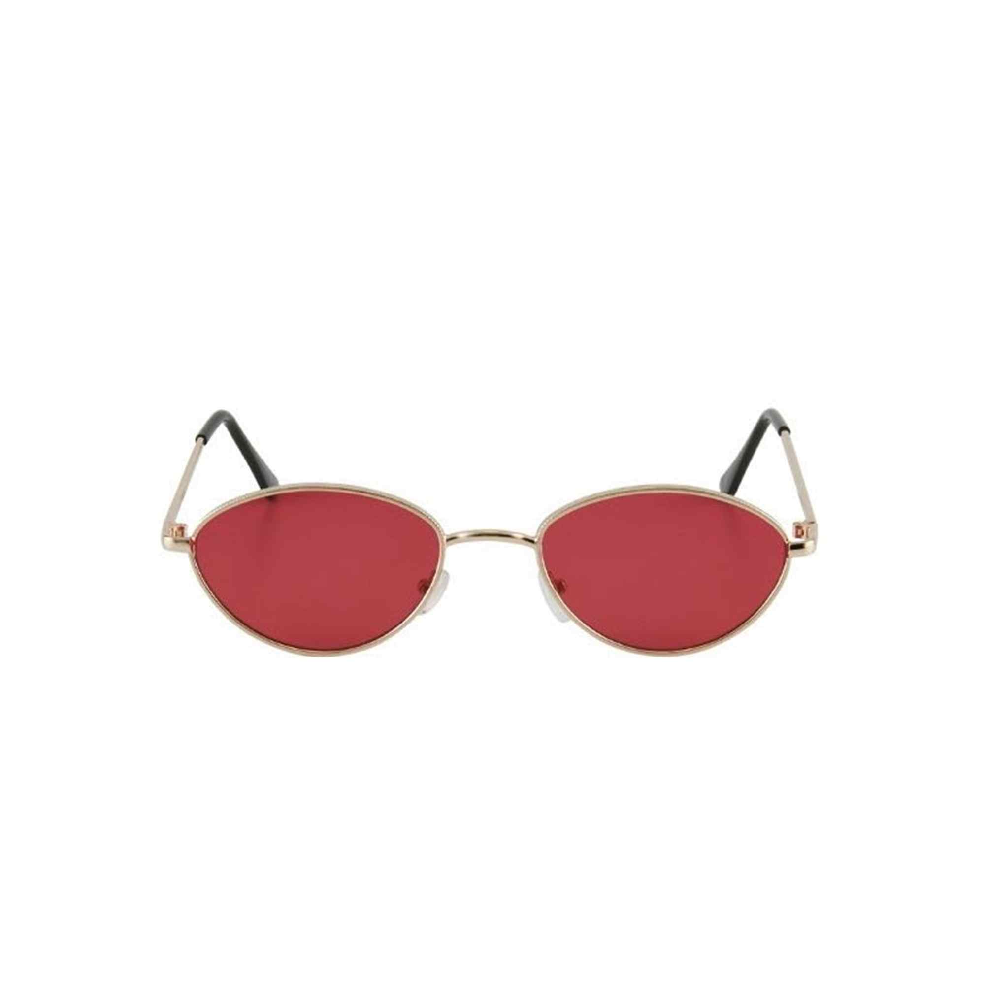 AUGEN By Visions India Retro Vintage Sleek Oval Metal Abstract Unisex Sunglasses UV400 Protected Medium Size (C4, 175)