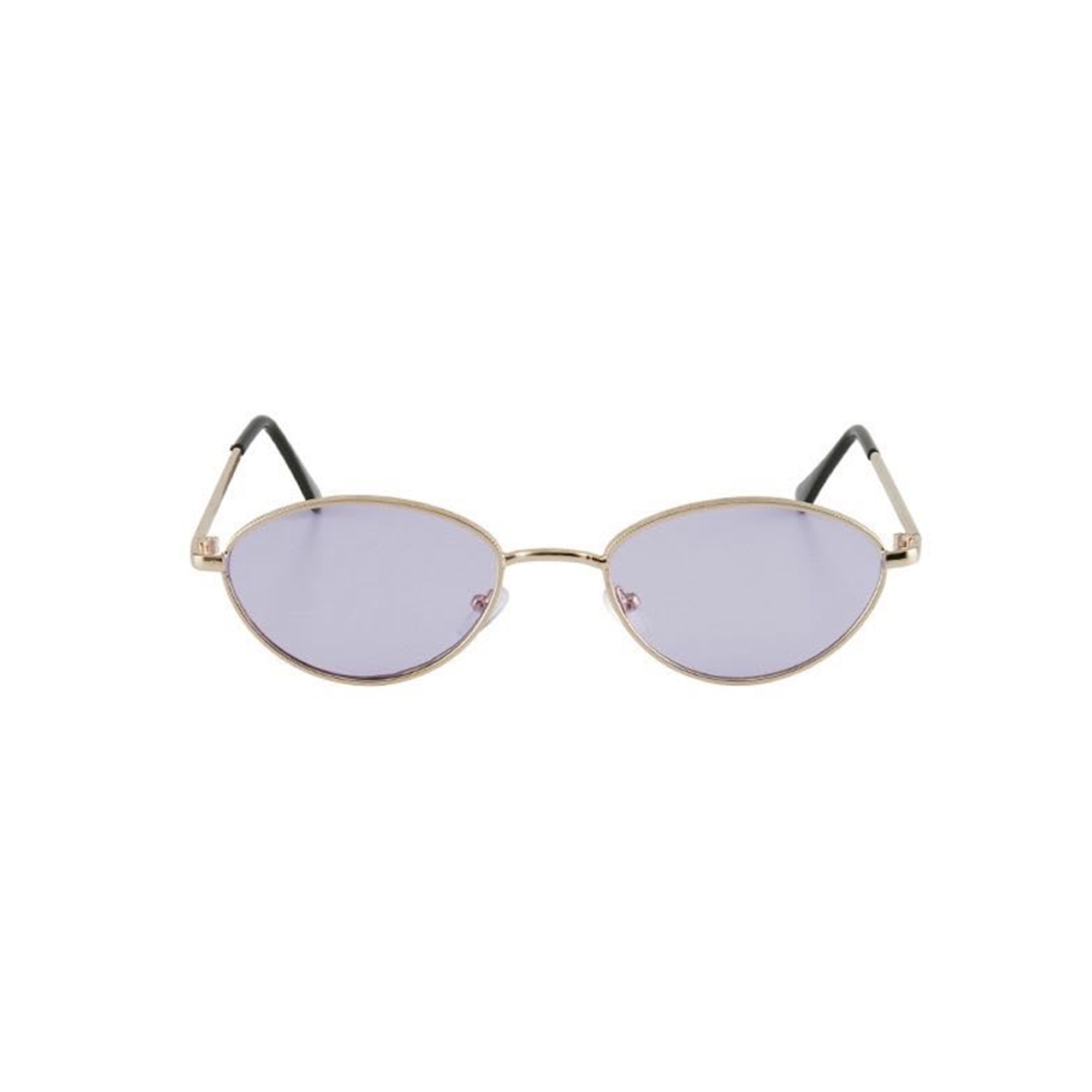 AUGEN By Visions India Retro Vintage Sleek Oval Metal Abstract Unisex Sunglasses UV400 Protected Medium Size (C5, 175)