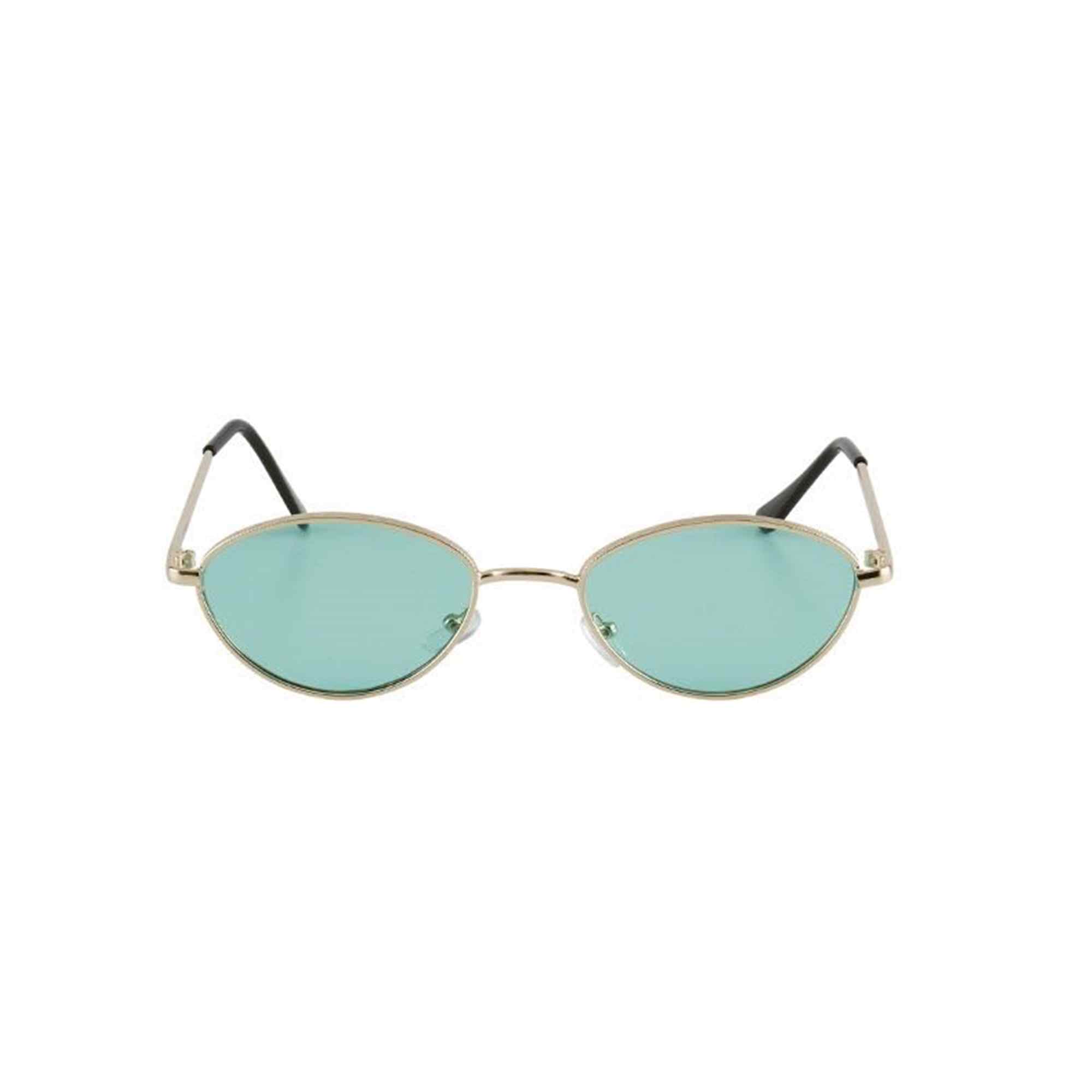 AUGEN By Visions India Retro Vintage Sleek Oval Metal Abstract Unisex Sunglasses UV400 Protected Medium Size (C6, 175)