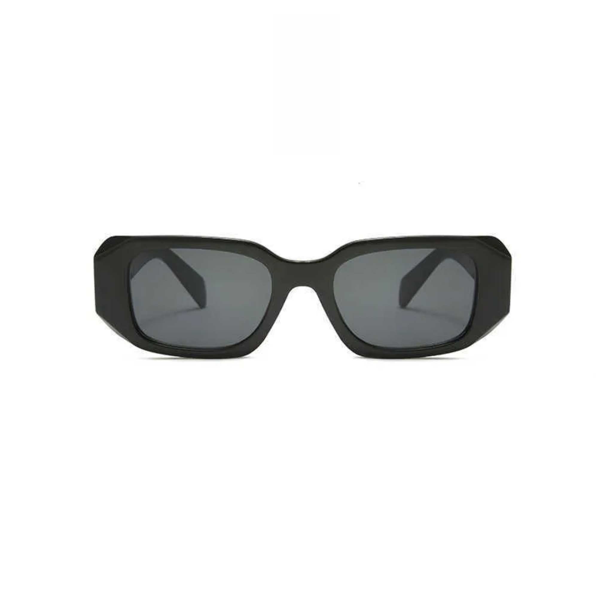 AUGEN By Visions India Retro Vintage Oval Plastic Abstract Unisex Sunglasses UV400 Protected Medium Size (C1, 176)