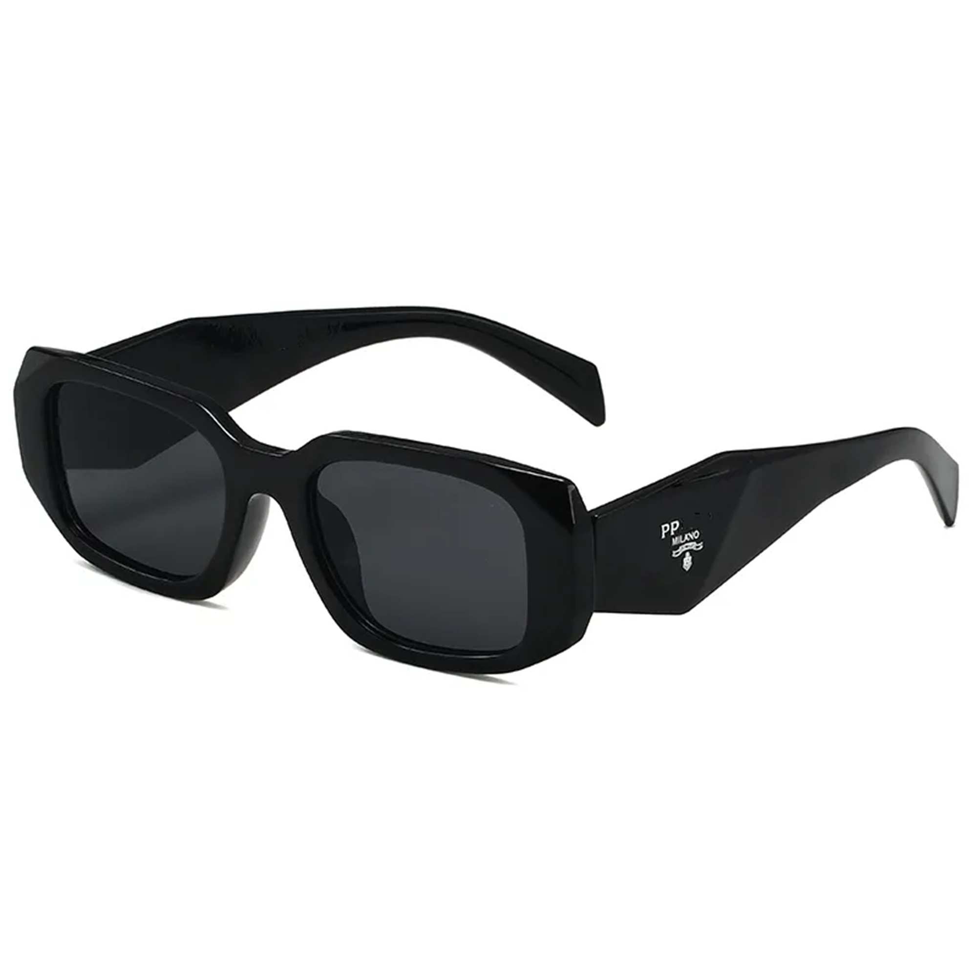 AUGEN By Visions India Retro Vintage Oval Plastic Abstract Unisex Sunglasses UV400 Protected Medium Size (C1, 176)