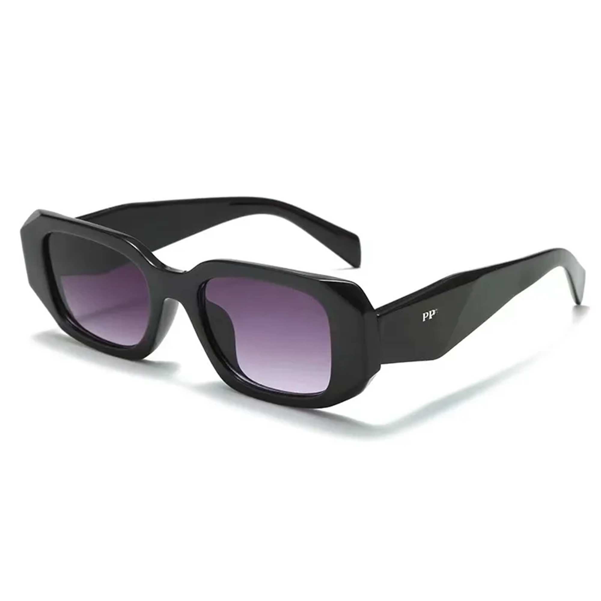 AUGEN By Visions India Retro Vintage Oval Plastic Abstract Unisex Sunglasses UV400 Protected Medium Size (C2, 176)