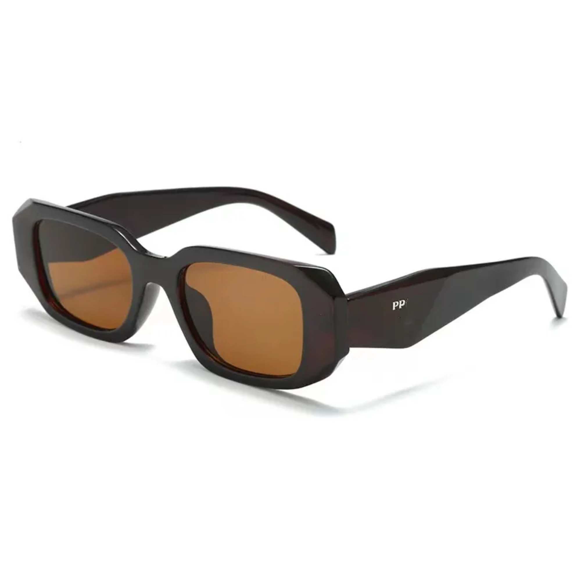AUGEN By Visions India Retro Vintage Oval Plastic Abstract Unisex Sunglasses UV400 Protected Medium Size (C3, 176)