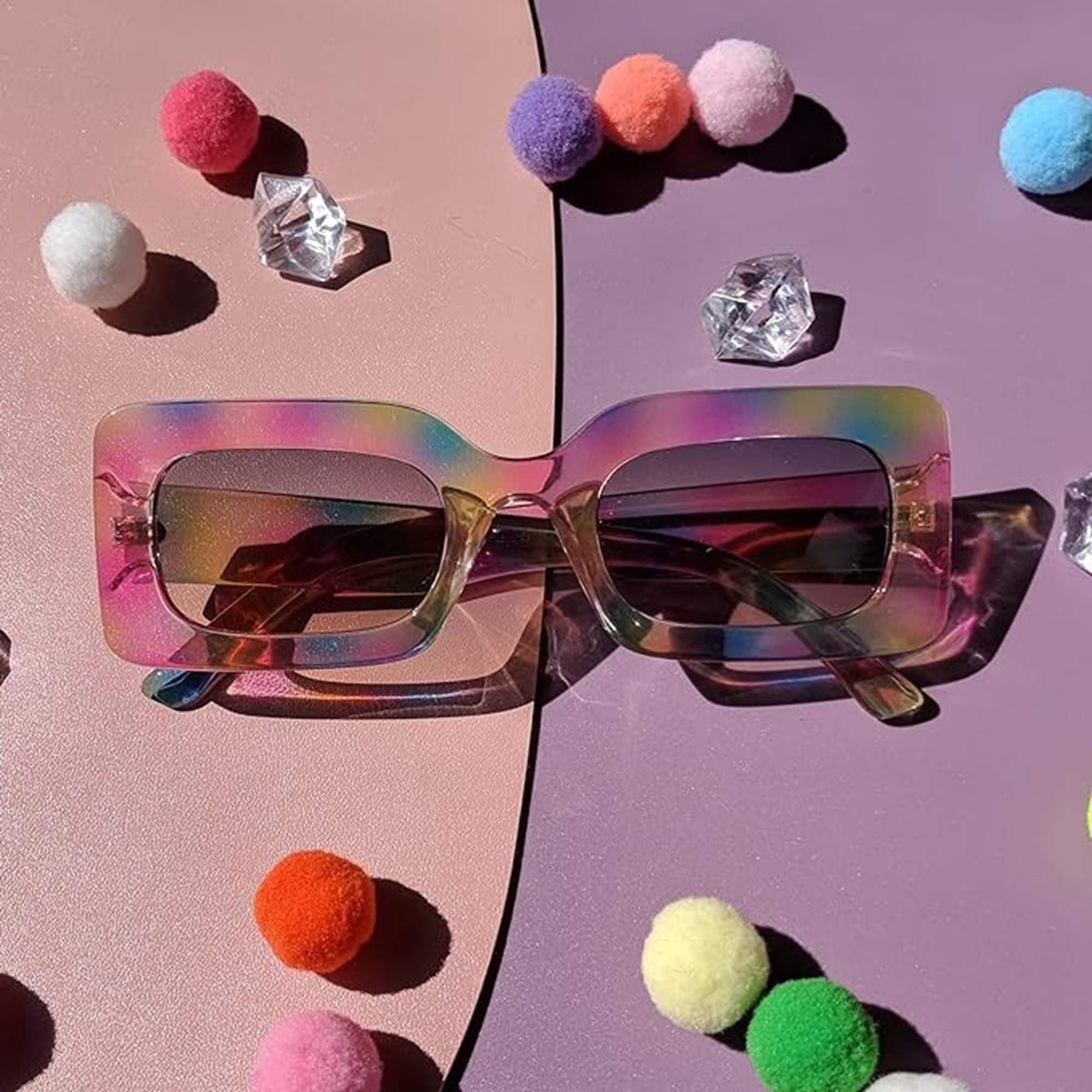 AUGEN By Visions India Retro Vintage Sleek Oval Metal Abstract Unisex Sunglasses UV400 Protected Medium Size (C12, 177)