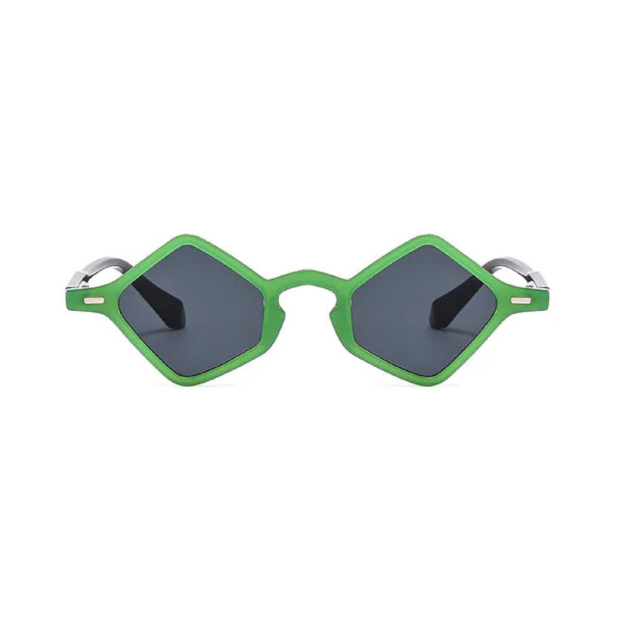 AUGEN Modern Hexagonal Plastic Unisex Sunglasses UV 400 Protected Small Size (178-C5)