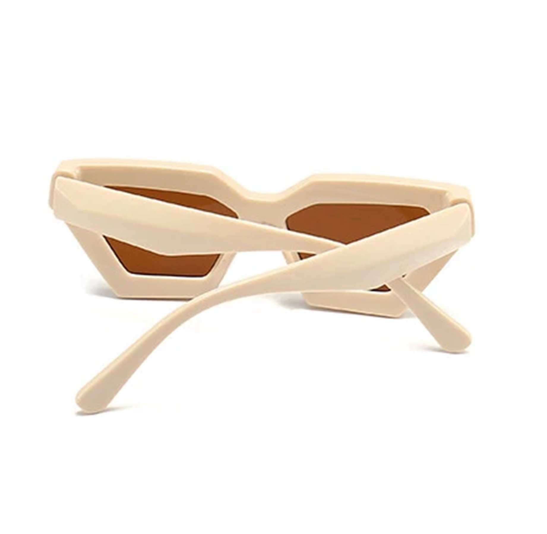 AUGEN Modern Cat Eye Plastic Unisex Sunglasses UV 400 Protected Medium Size (179-C3)