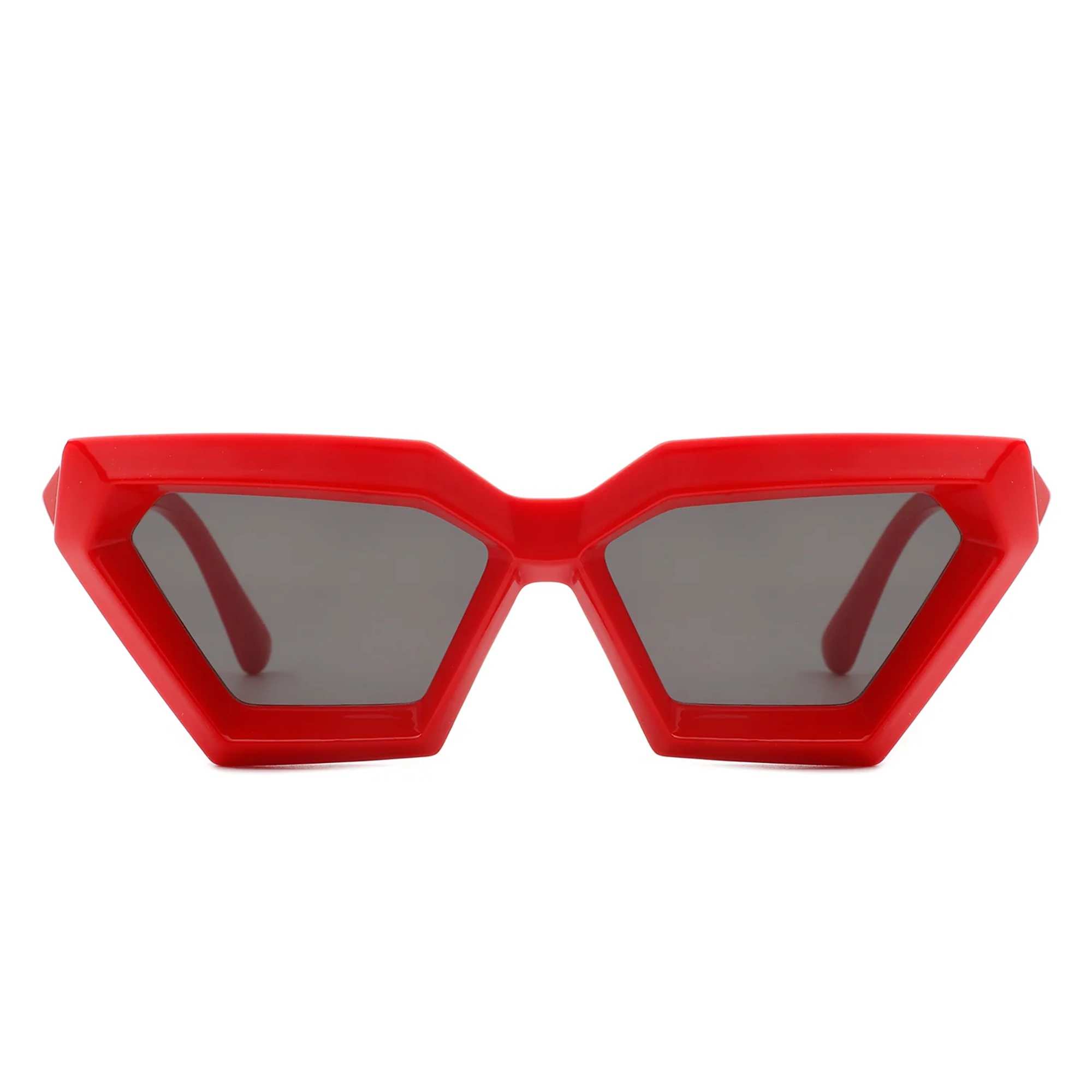 AUGEN Modern Cat Eye Plastic Unisex Sunglasses UV 400 Protected Medium Size (179-C6)