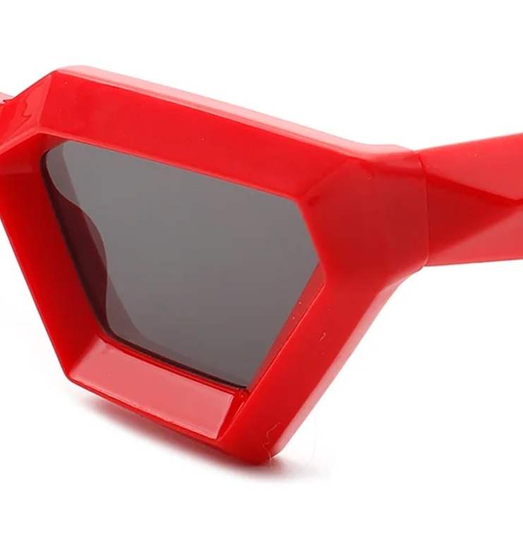 AUGEN Modern Cat Eye Plastic Unisex Sunglasses UV 400 Protected Medium Size (179-C6)