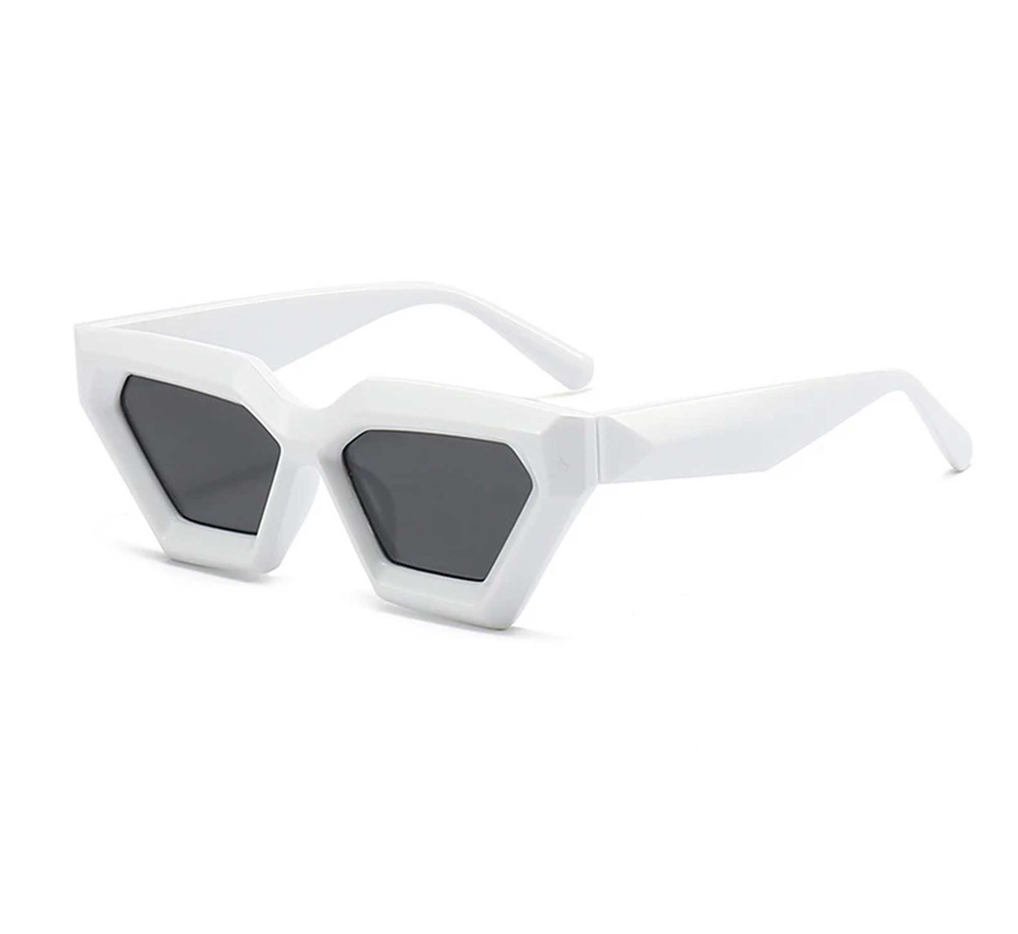 AUGEN Modern Cat Eye Plastic Unisex Sunglasses UV 400 Protected Medium Size (179-C7)