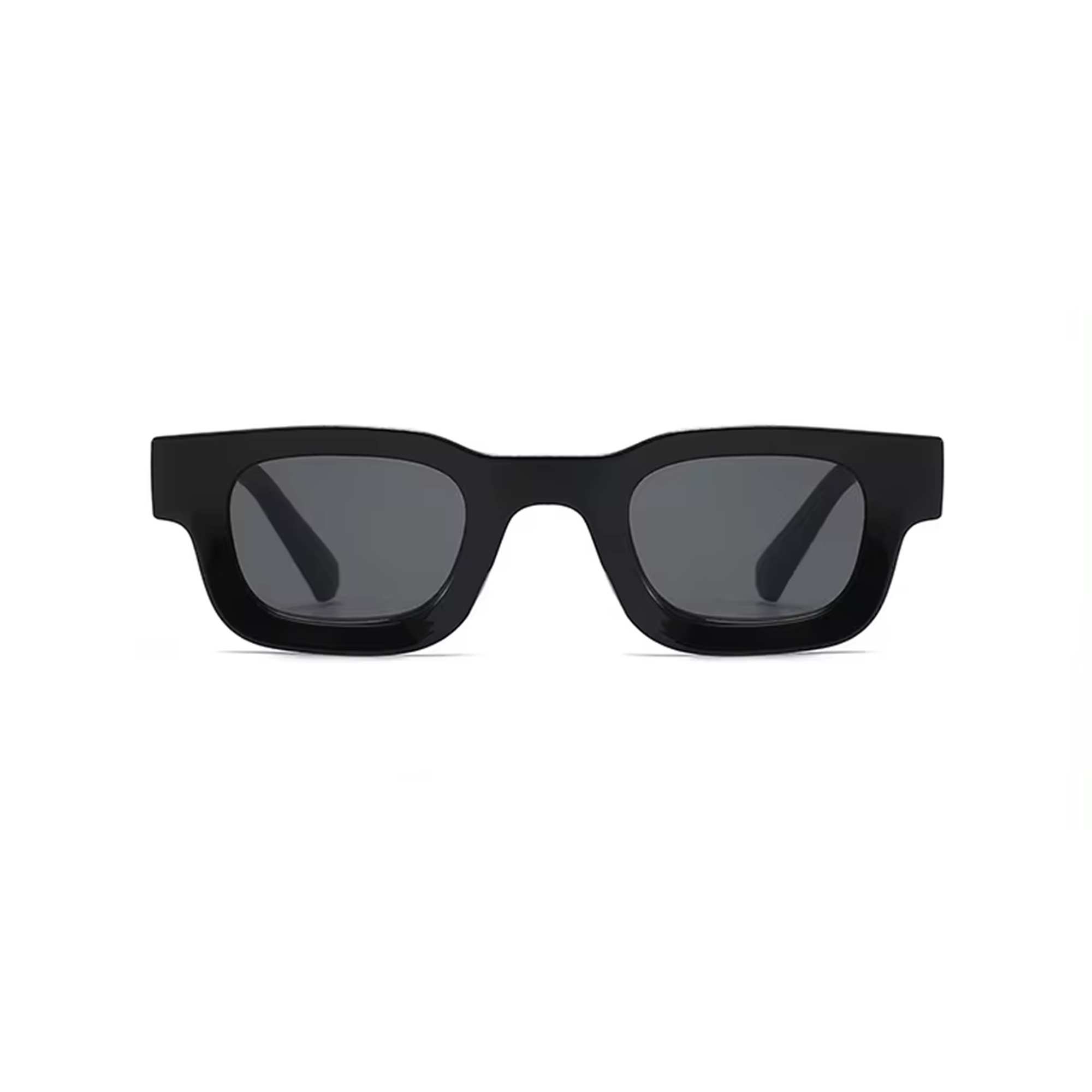 AUGEN Modern Square Plastic Unisex Sunglasses UV 400 Protected Medium Size (181-C1)