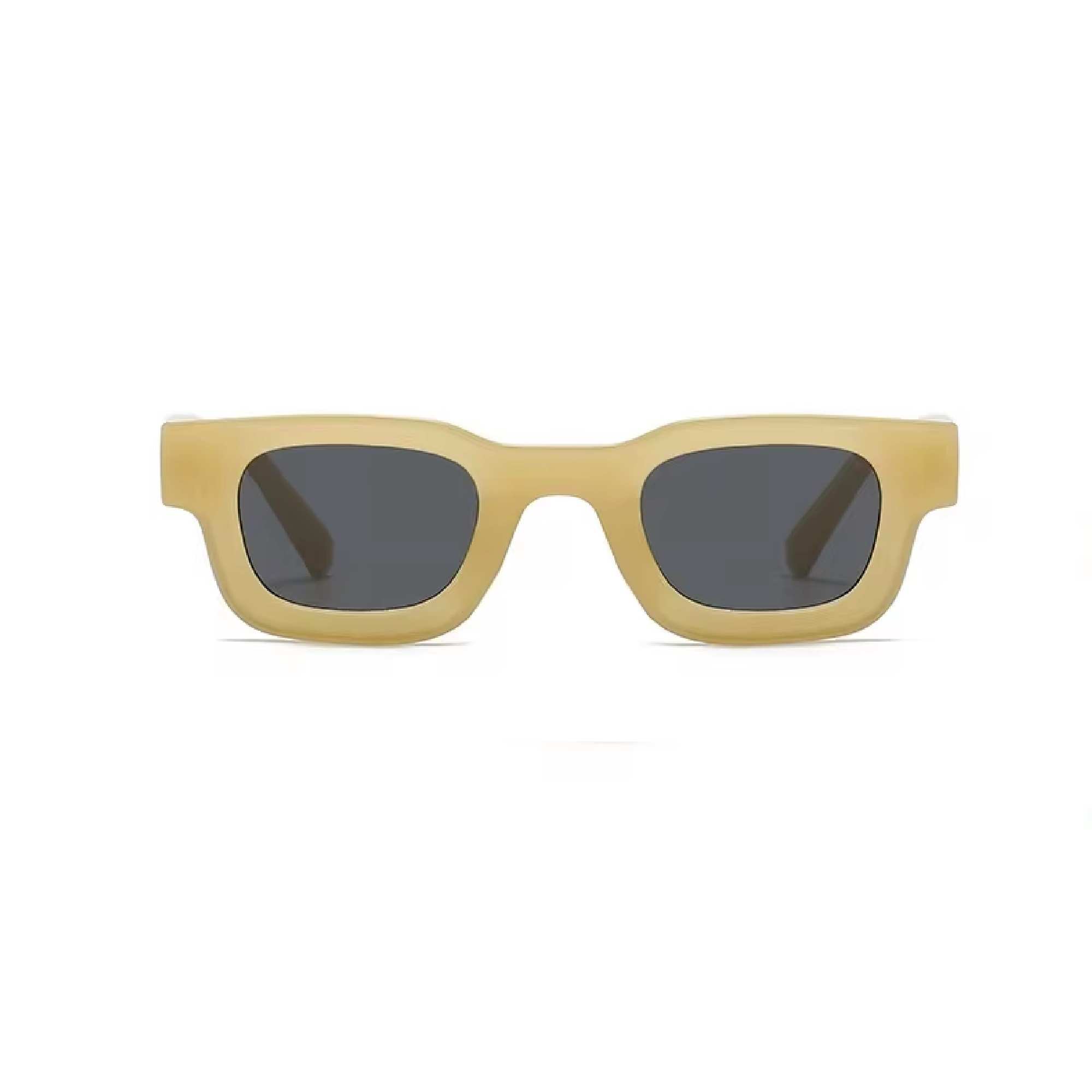 AUGEN Modern Square Plastic Unisex Sunglasses UV 400 Protected Medium Size (181-C11)