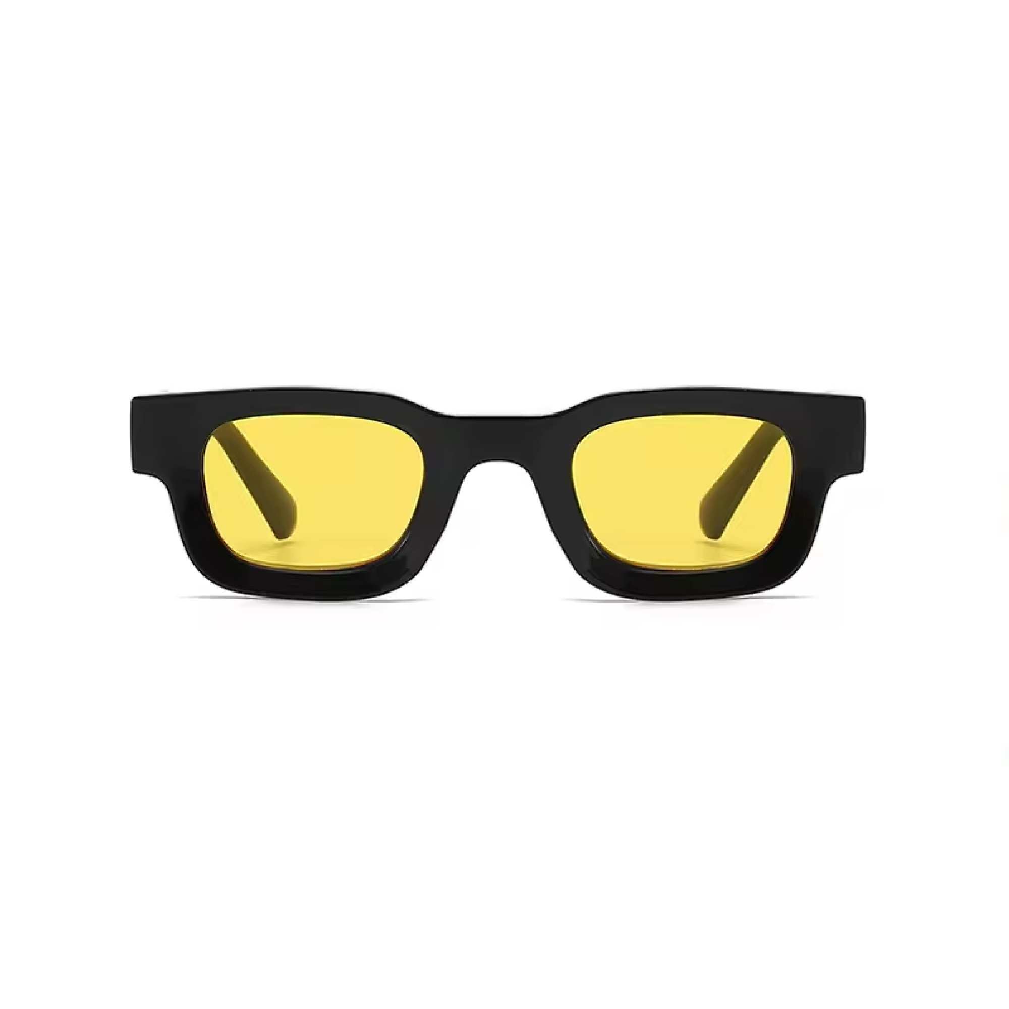 AUGEN Modern Square Plastic Unisex Sunglasses UV 400 Protected Medium Size (181-C12)