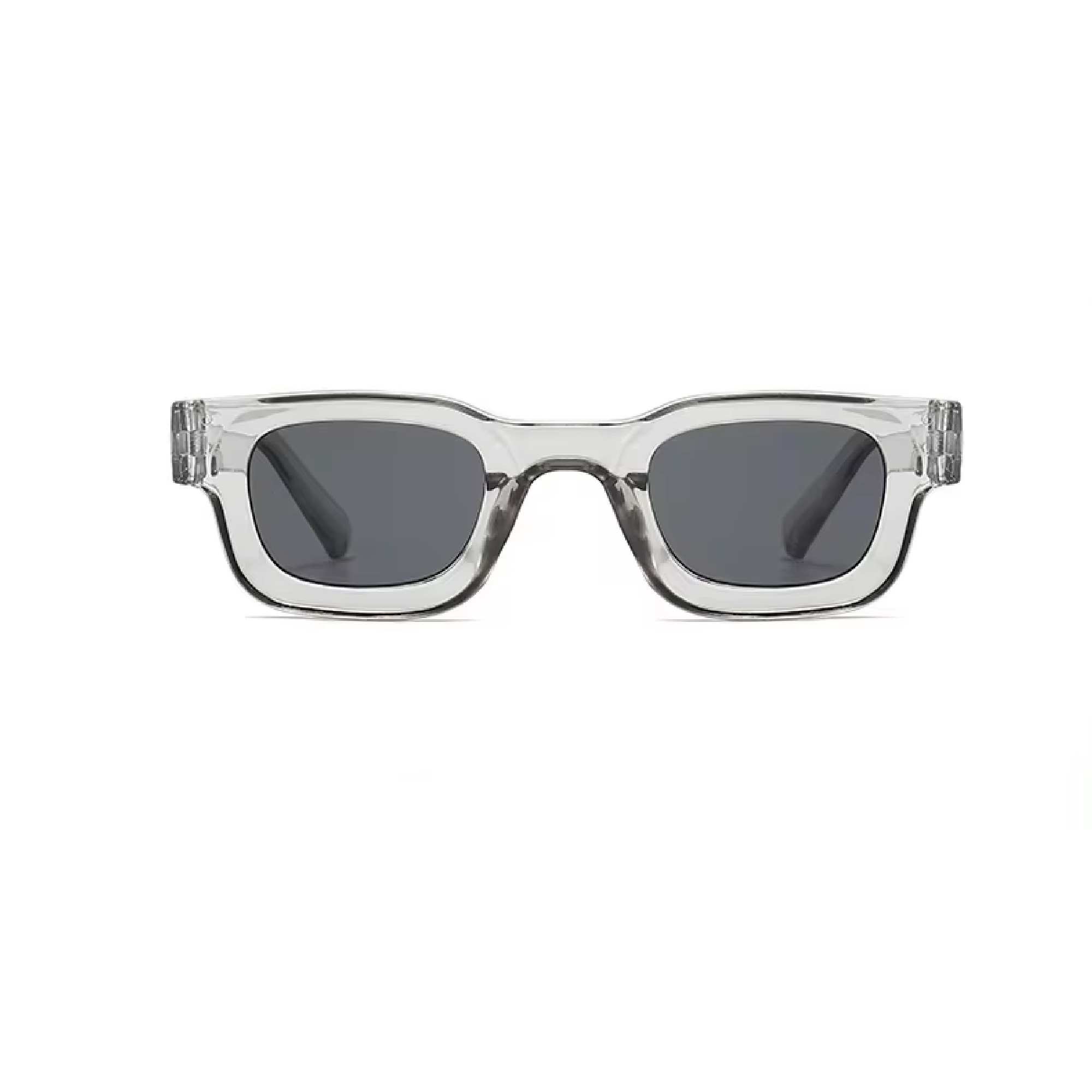 AUGEN Modern Square Plastic Unisex Sunglasses UV 400 Protected Medium Size (181-C2)