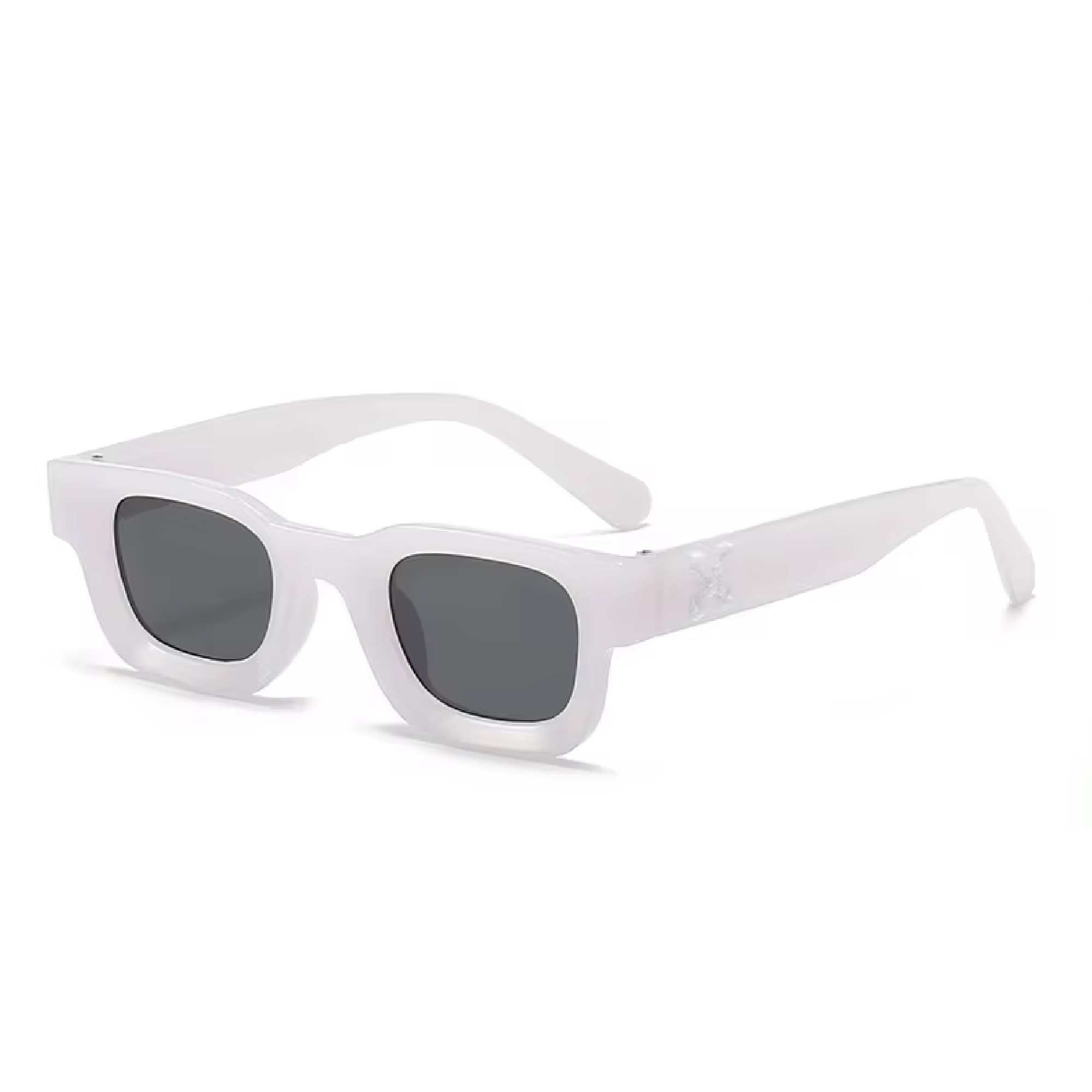 AUGEN Modern Square Plastic Unisex Sunglasses UV 400 Protected Medium Size (181-C3)