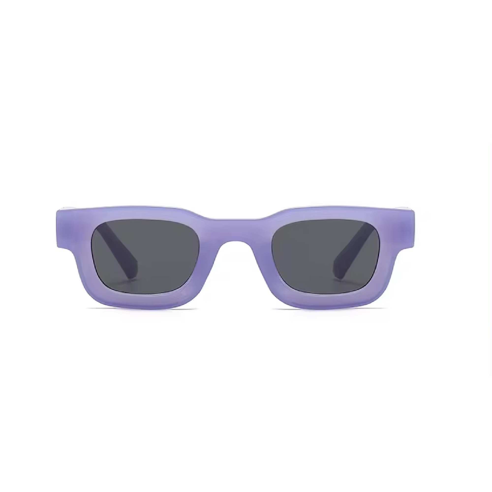 AUGEN Modern Square Plastic Unisex Sunglasses UV 400 Protected Medium Size (181-C4)